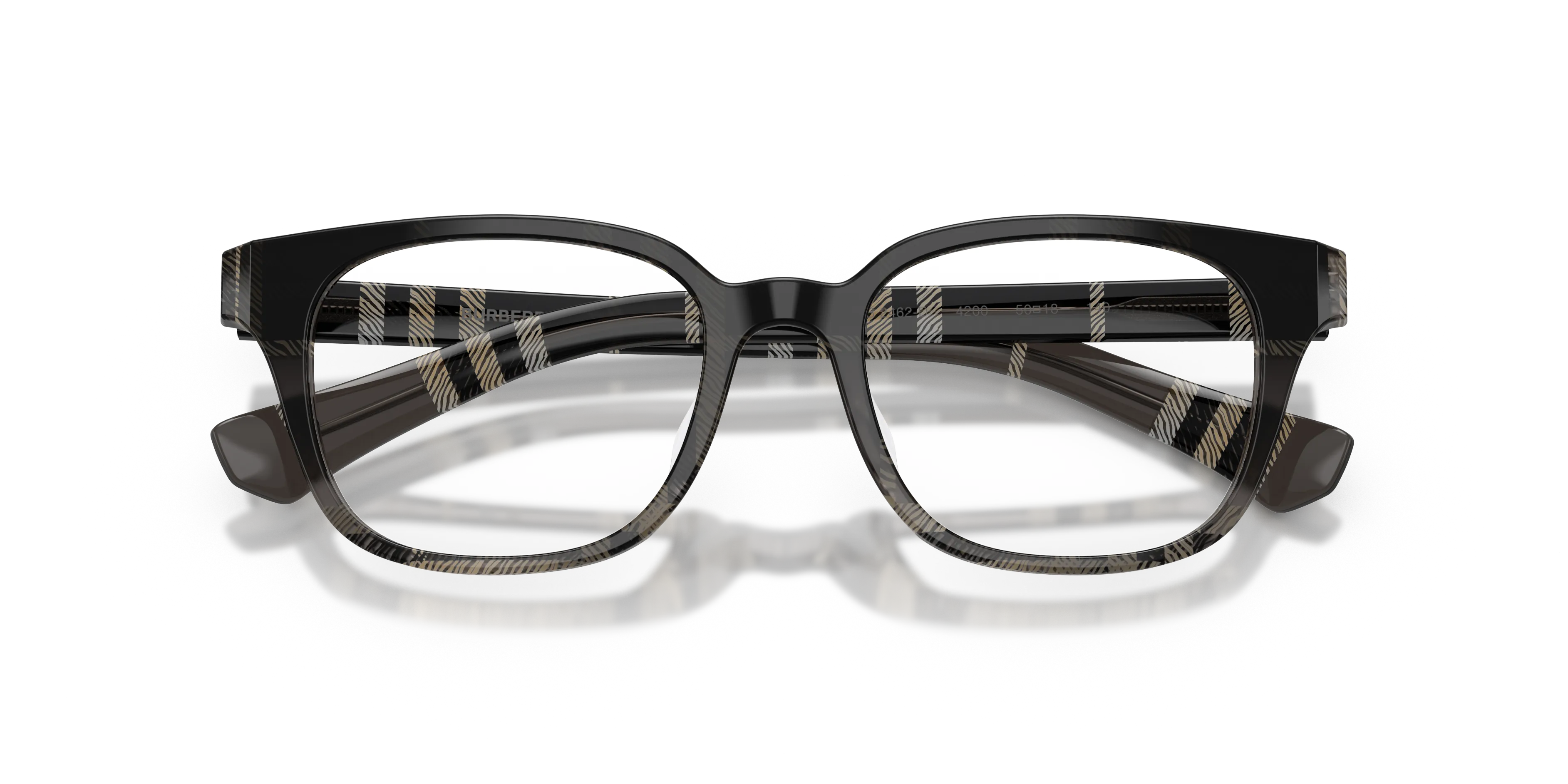 Burberry BE2462D 4200 Montature da vista Acetato Grigio Trasparente Squadrata Normale - immagine 2