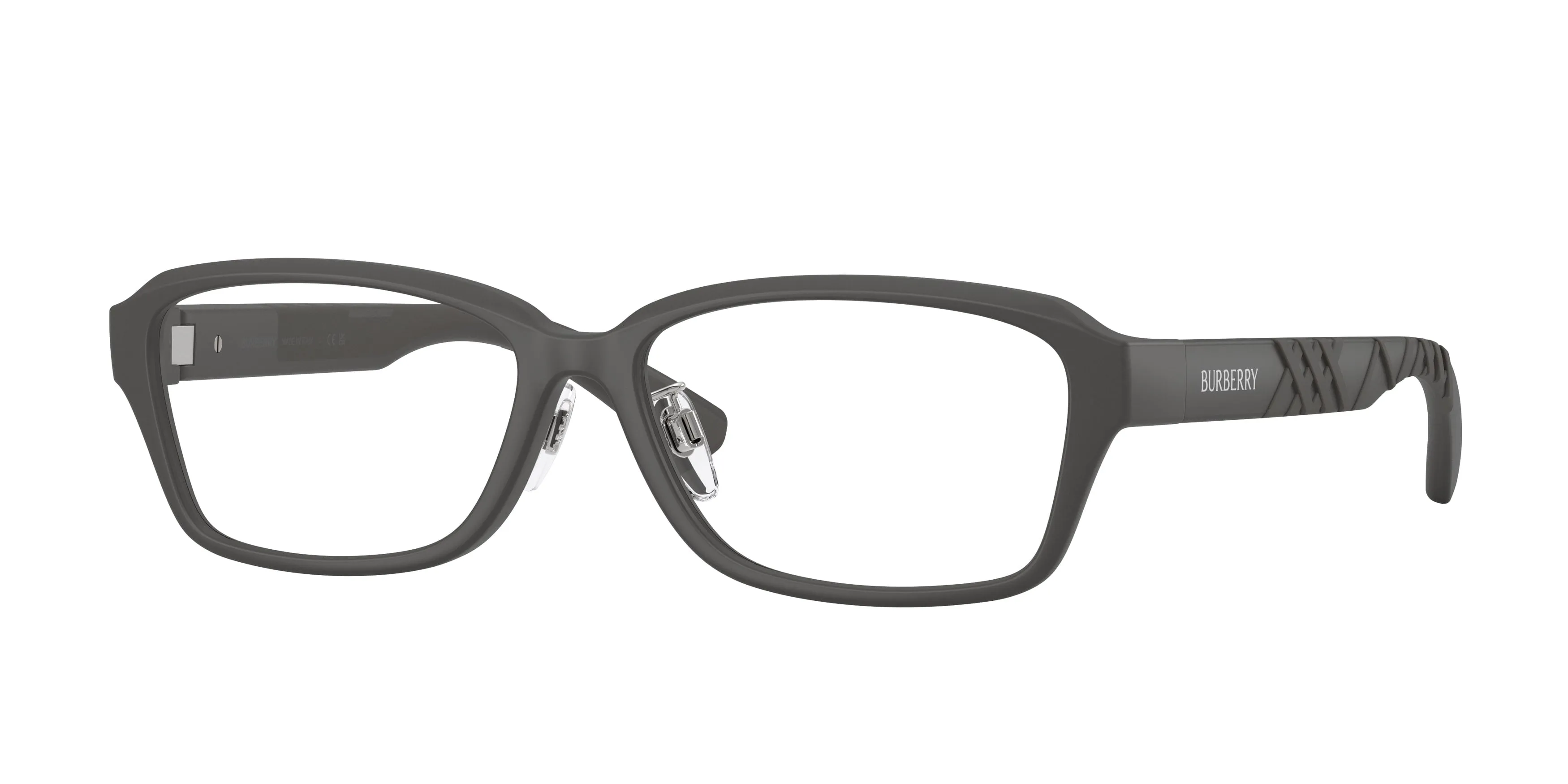 Burberry BE2461D 4233 Montature da vista Iniettato Grigio Trasparente Squadrata Normale - immagine 1