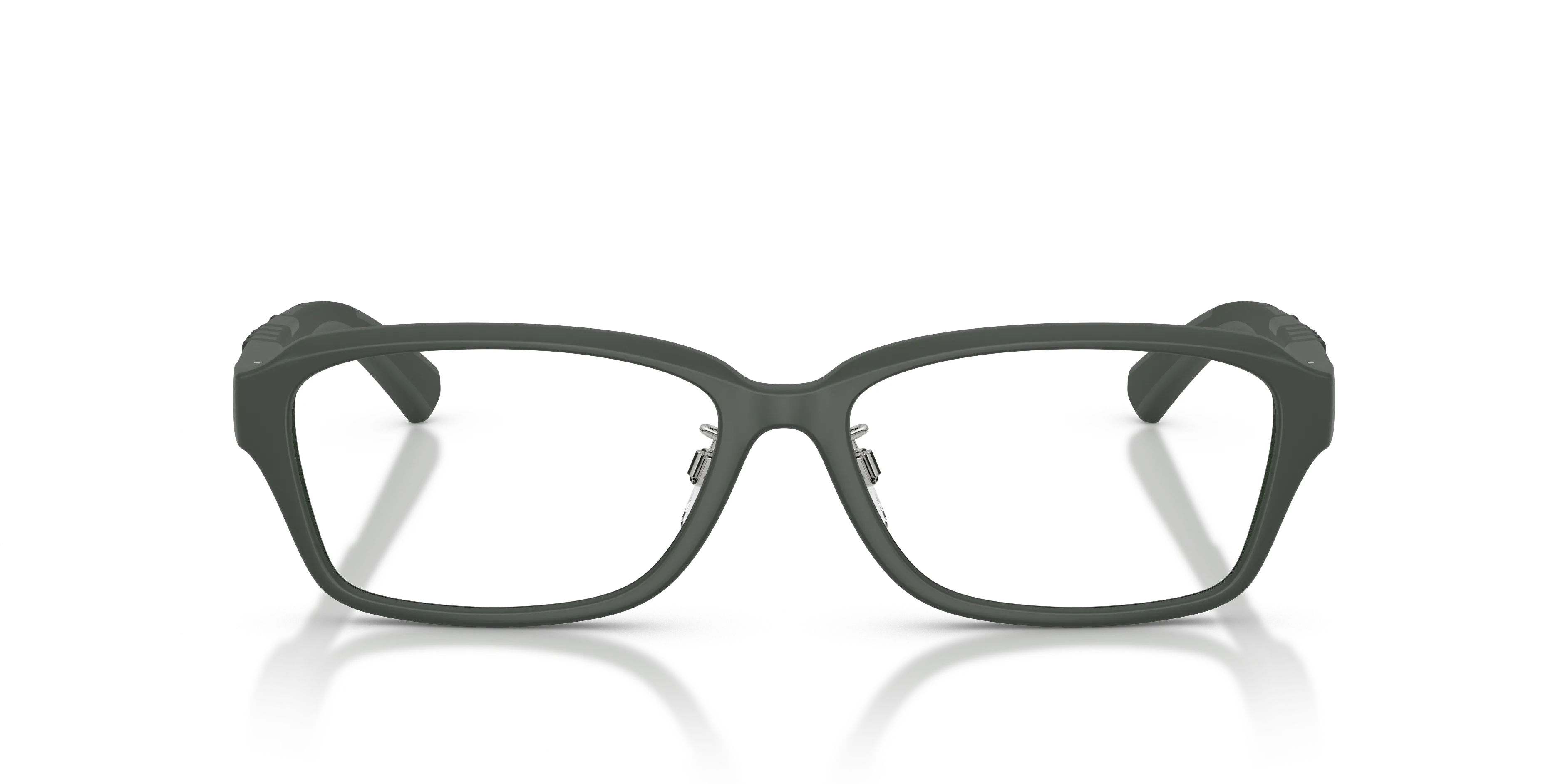 Burberry BE2461D 4232 Montature da vista Iniettato Verde Trasparente Squadrata Normale - immagine 3