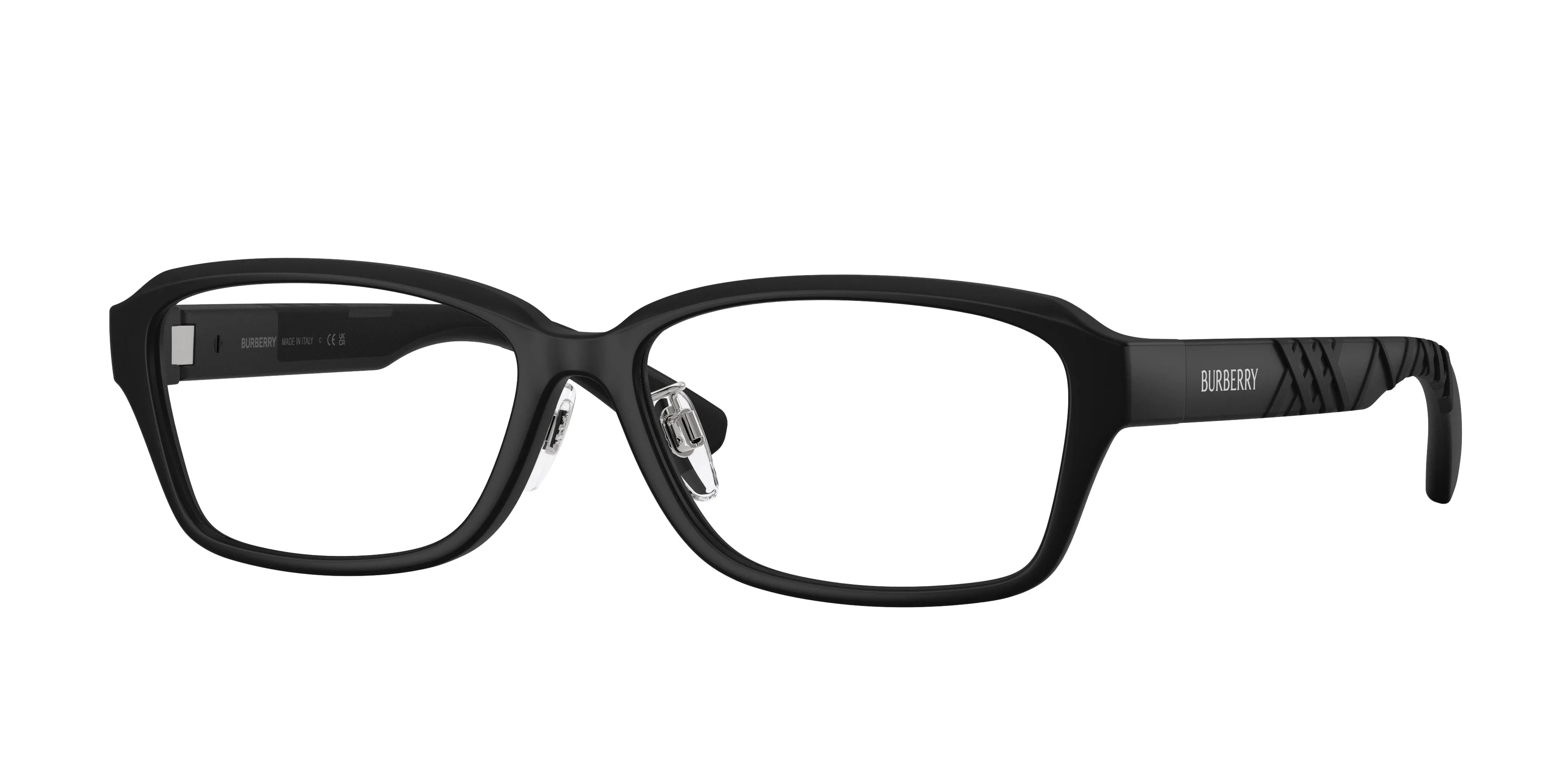 Burberry BE2461D 3464 Montature da vista Iniettato Nero Trasparente Squadrata Normale - immagine 1