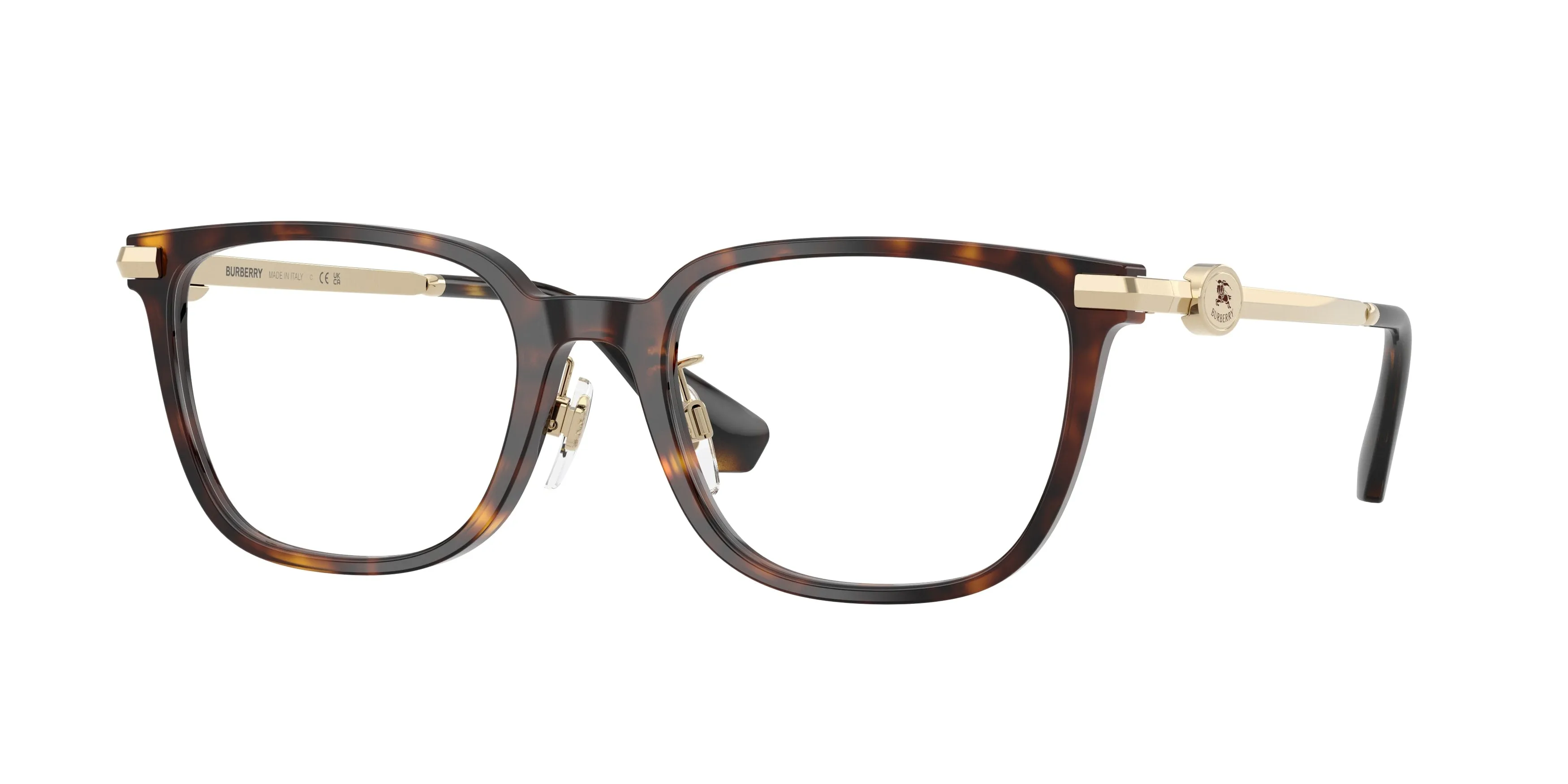 Burberry BE2459D 3002 Montature da vista Acetato Marrone Trasparente Squadrata Normale - immagine 1