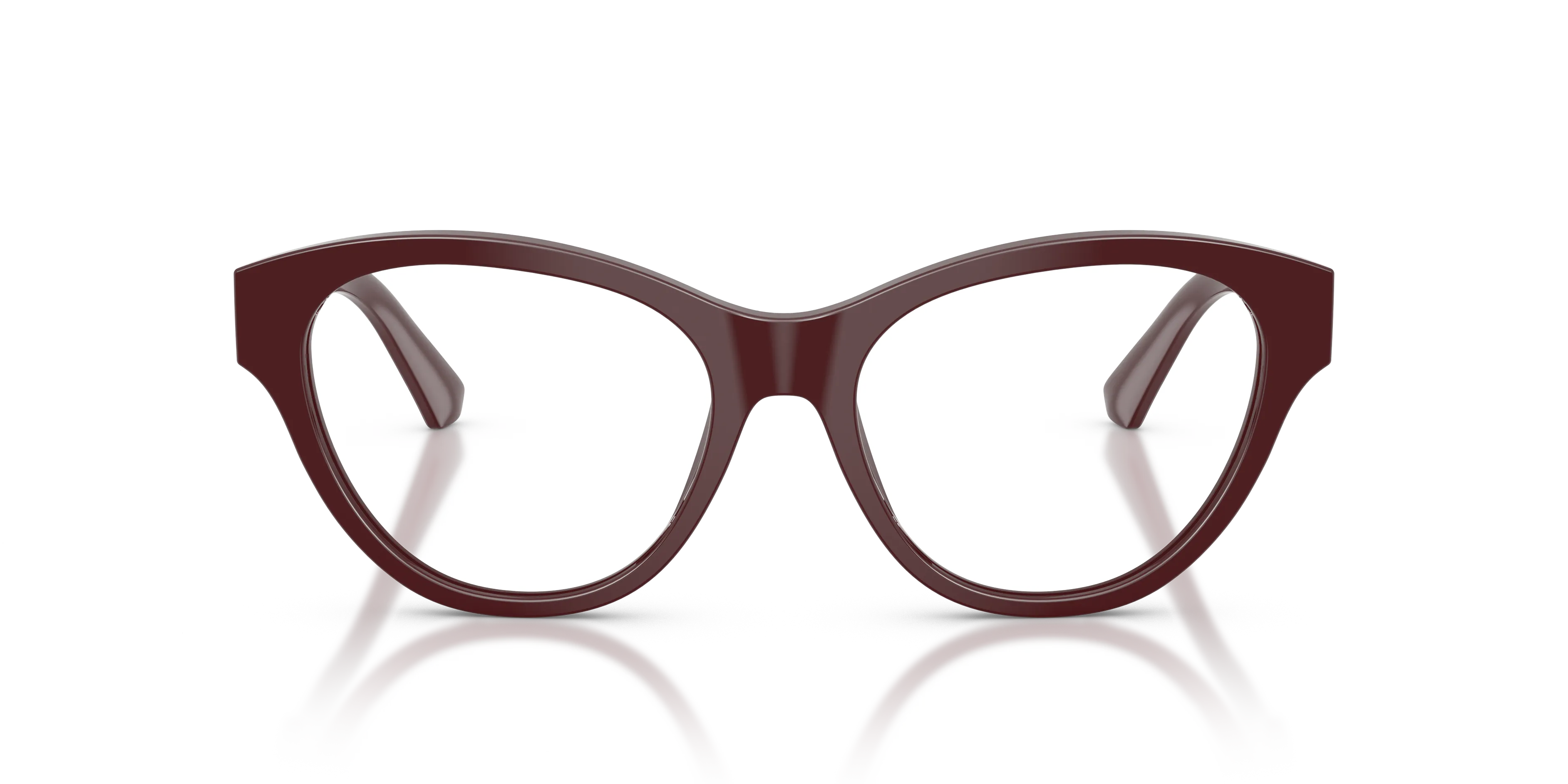 Burberry BE2458 4119 Montature da vista Acetato Rosso Trasparente Cat Eye Normale - immagine 3