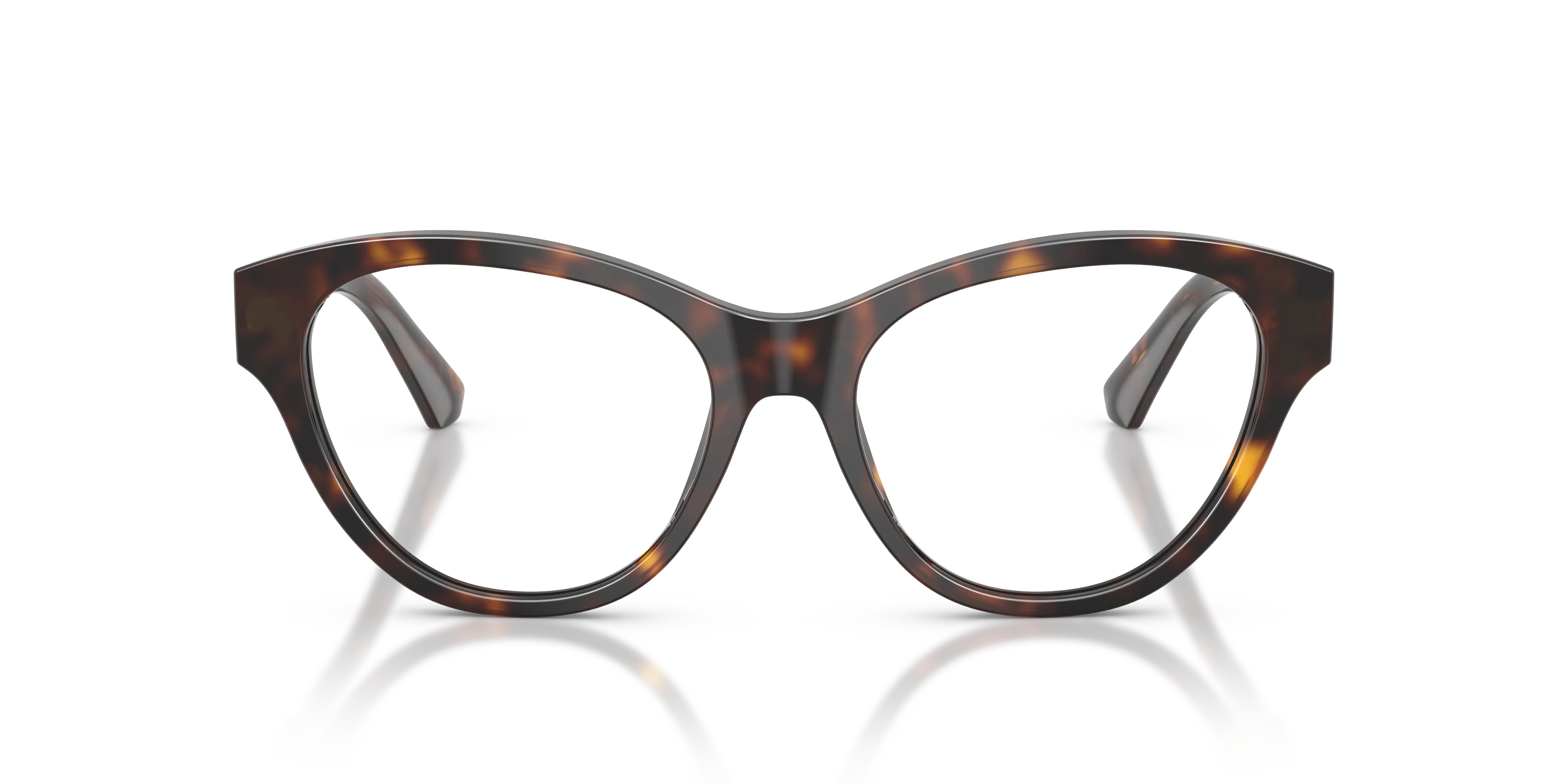 Burberry BE2458 3002 Montature da vista Acetato Marrone Trasparente Cat Eye Normale - immagine 3