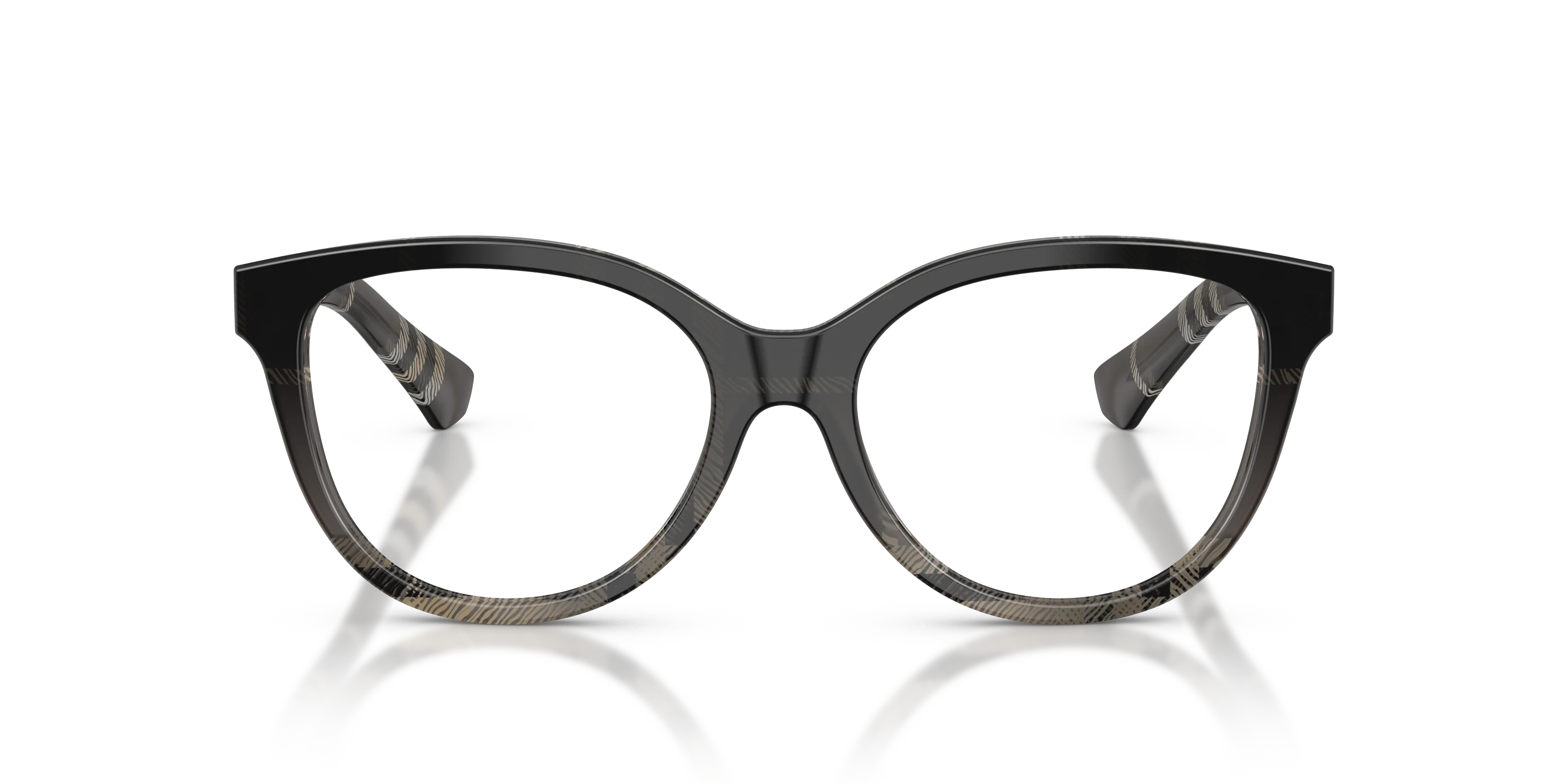 Burberry BE2456 4200 Montature da vista Acetato Grigio Trasparente Cat Eye Normale - immagine 3