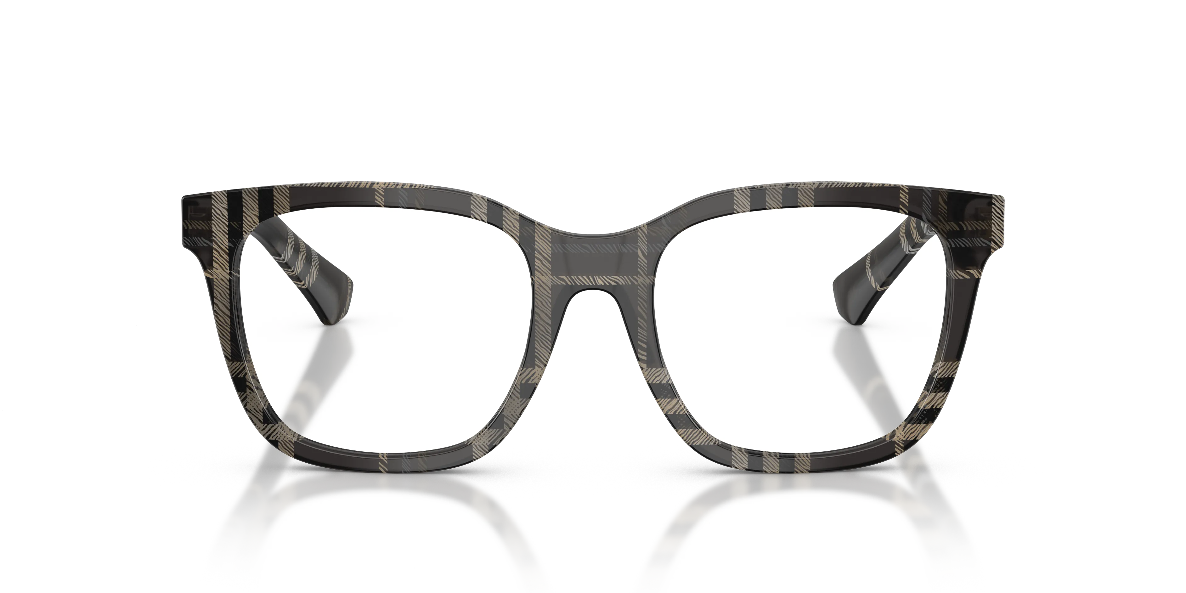 Burberry BE2455 4199 Montature da vista Acetato Grigio Trasparente Squadrata Normale - immagine 3