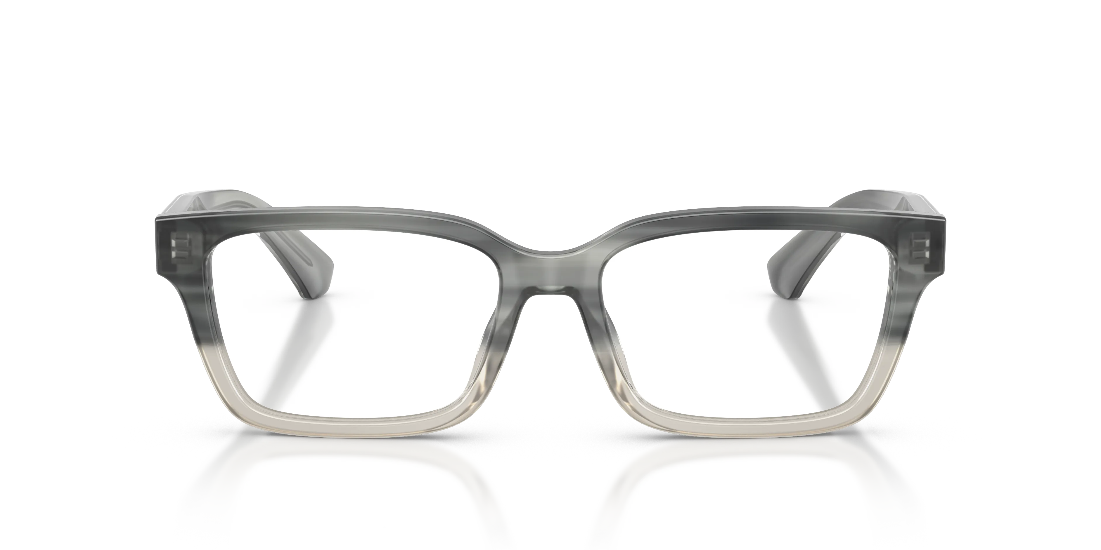 Burberry BE2453 4208 Montature da vista Acetato Grigio Trasparente Squadrata Normale - immagine 3