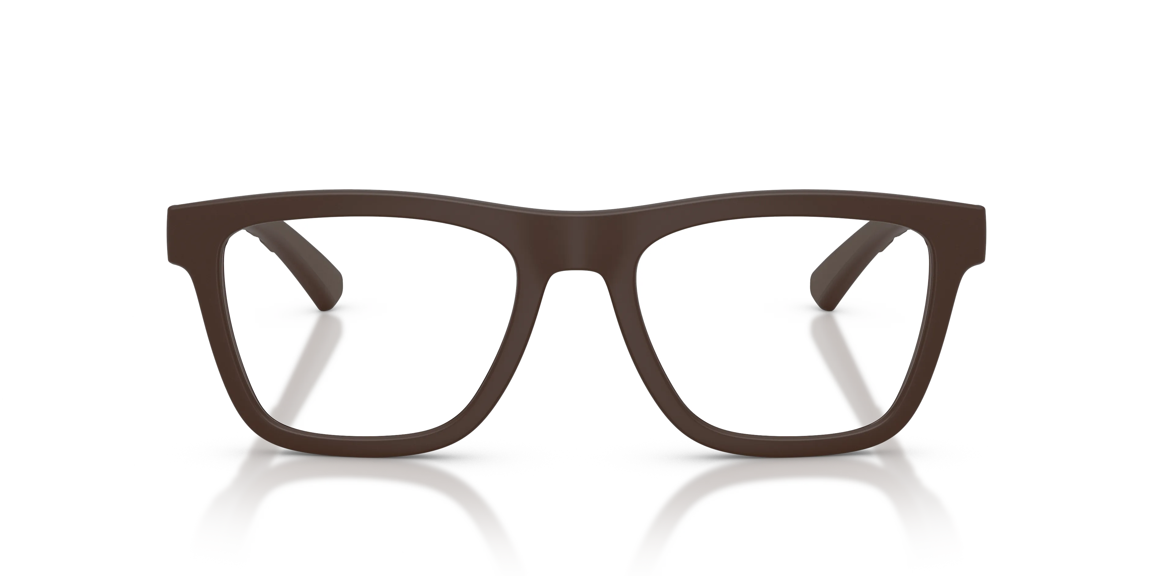 Burberry BE2452U 4234 Montature da vista Iniettato Marrone Trasparente Squadrata Normale - immagine 3