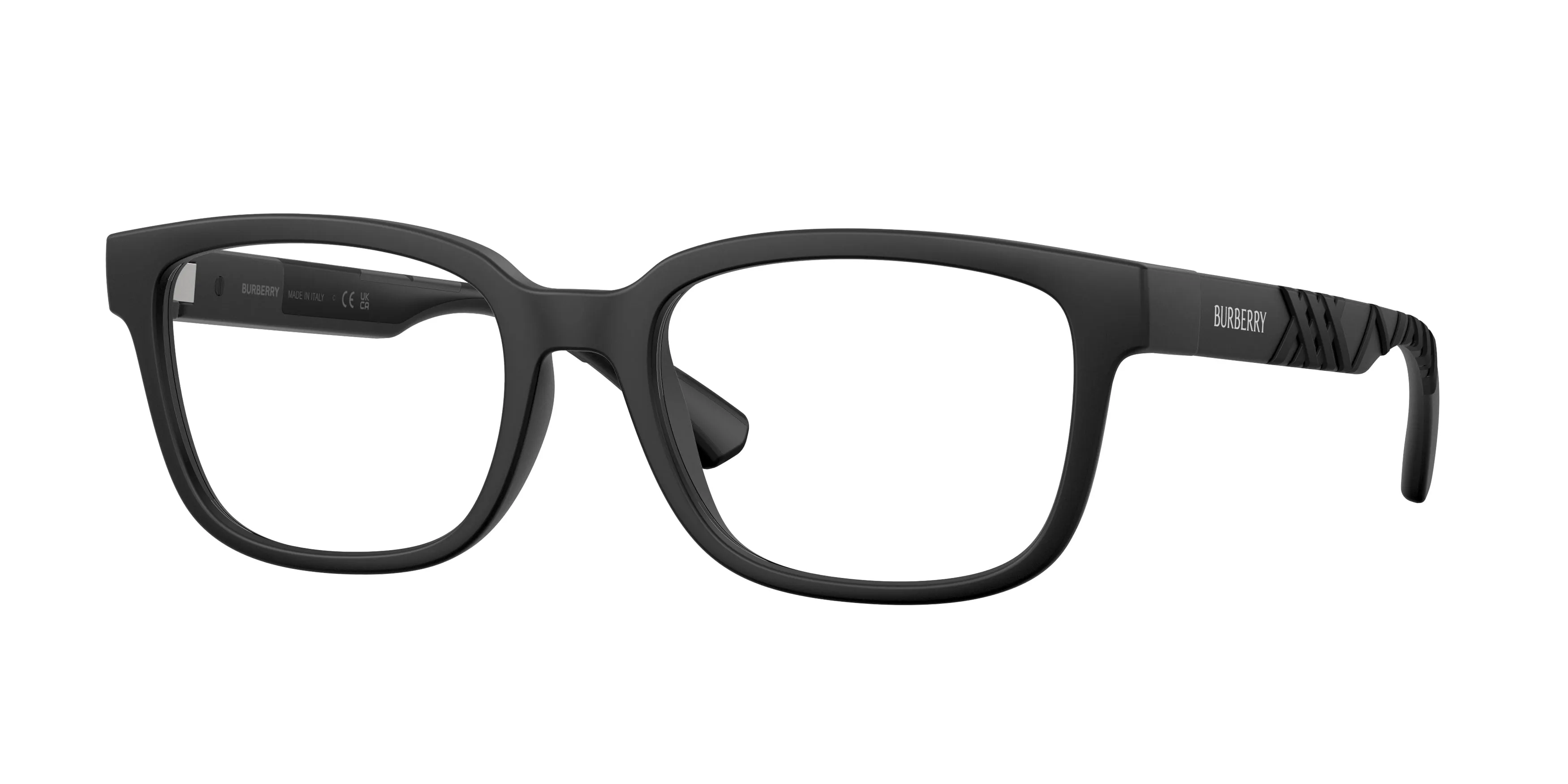 Burberry BE2451U 3464 Montature da vista Iniettato Nero Trasparente Squadrata Normale - immagine 1