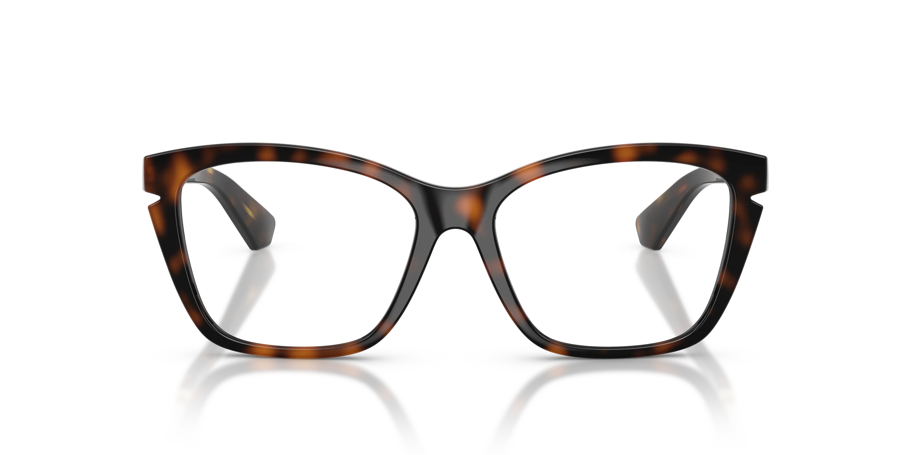 Burberry BE2427U 3002 Montature da vista Iniettato Marrone Trasparente Cat Eye Normale - immagine 3