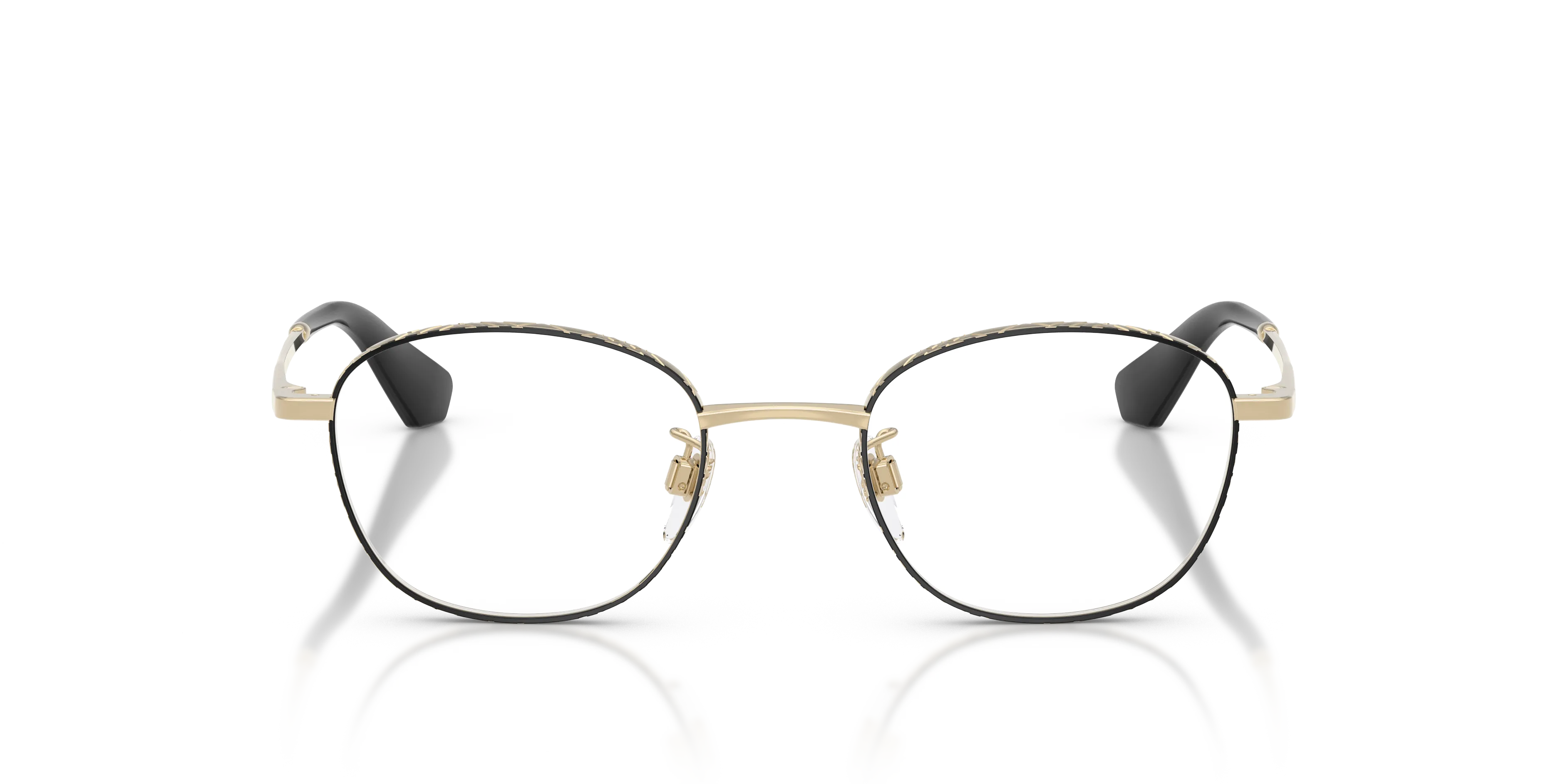 Burberry BE1403D 1326 Montature da vista Metallo Nero Trasparente Pantos Normale - immagine 3