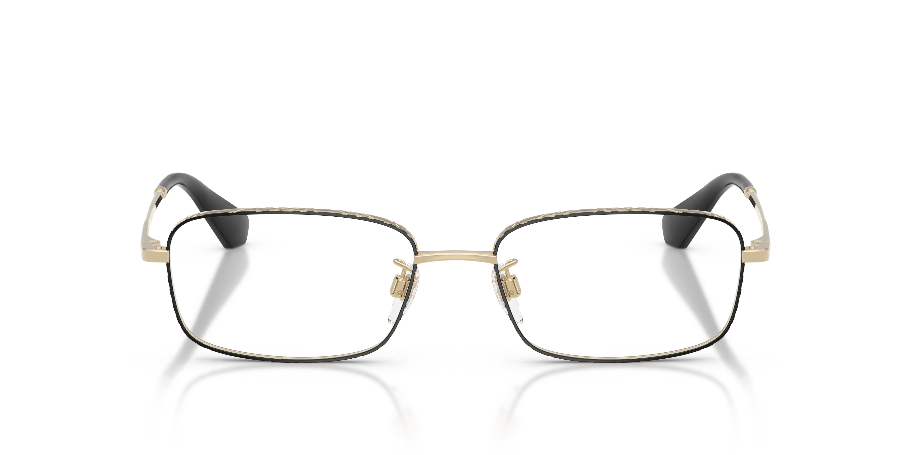 Burberry BE1402D 1326 Montature da vista Metallo Nero Trasparente Squadrata Normale - immagine 3