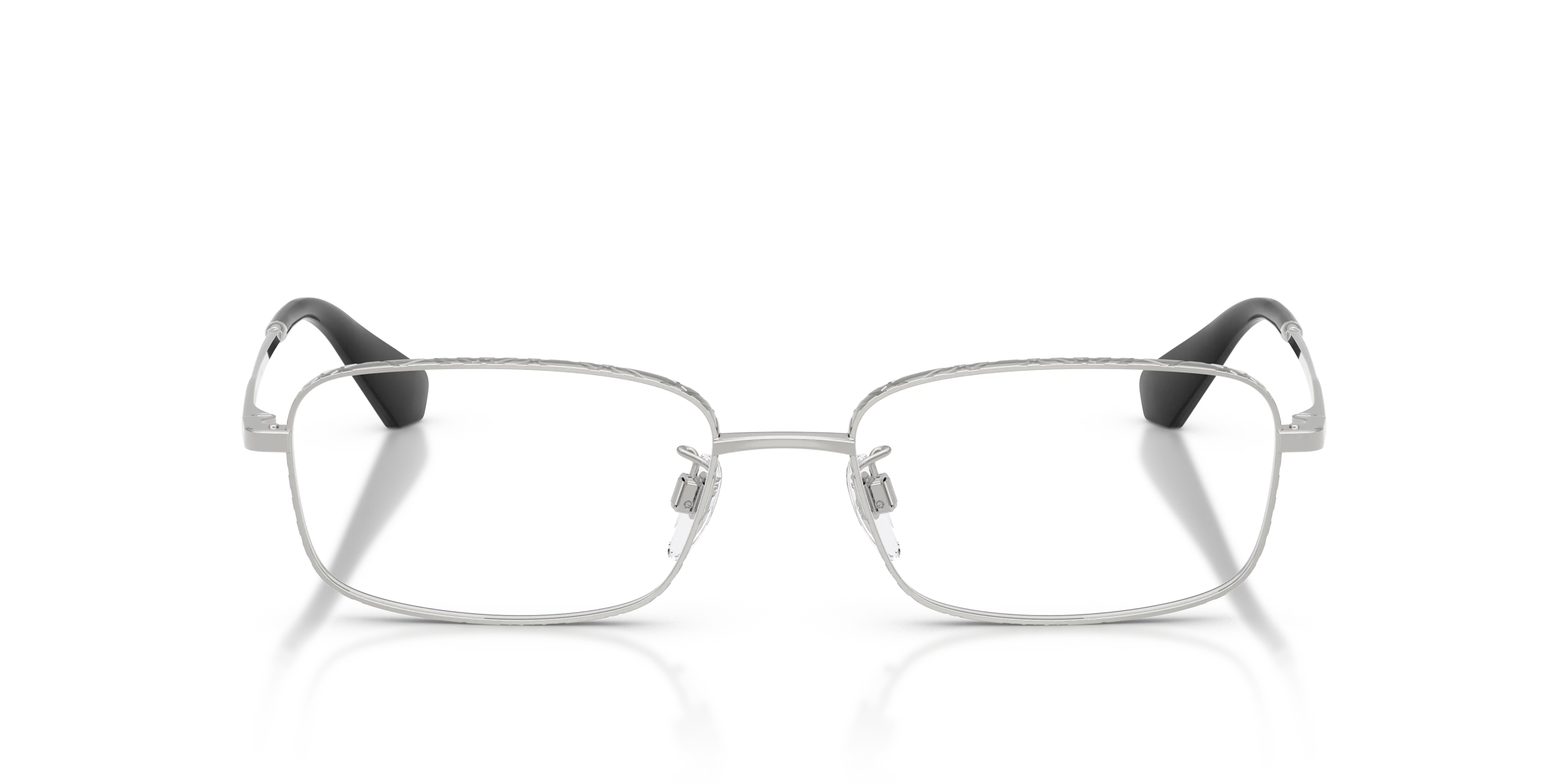 Burberry BE1402D 1005 Montature da vista Metallo Argento Trasparente Squadrata Normale - immagine 3