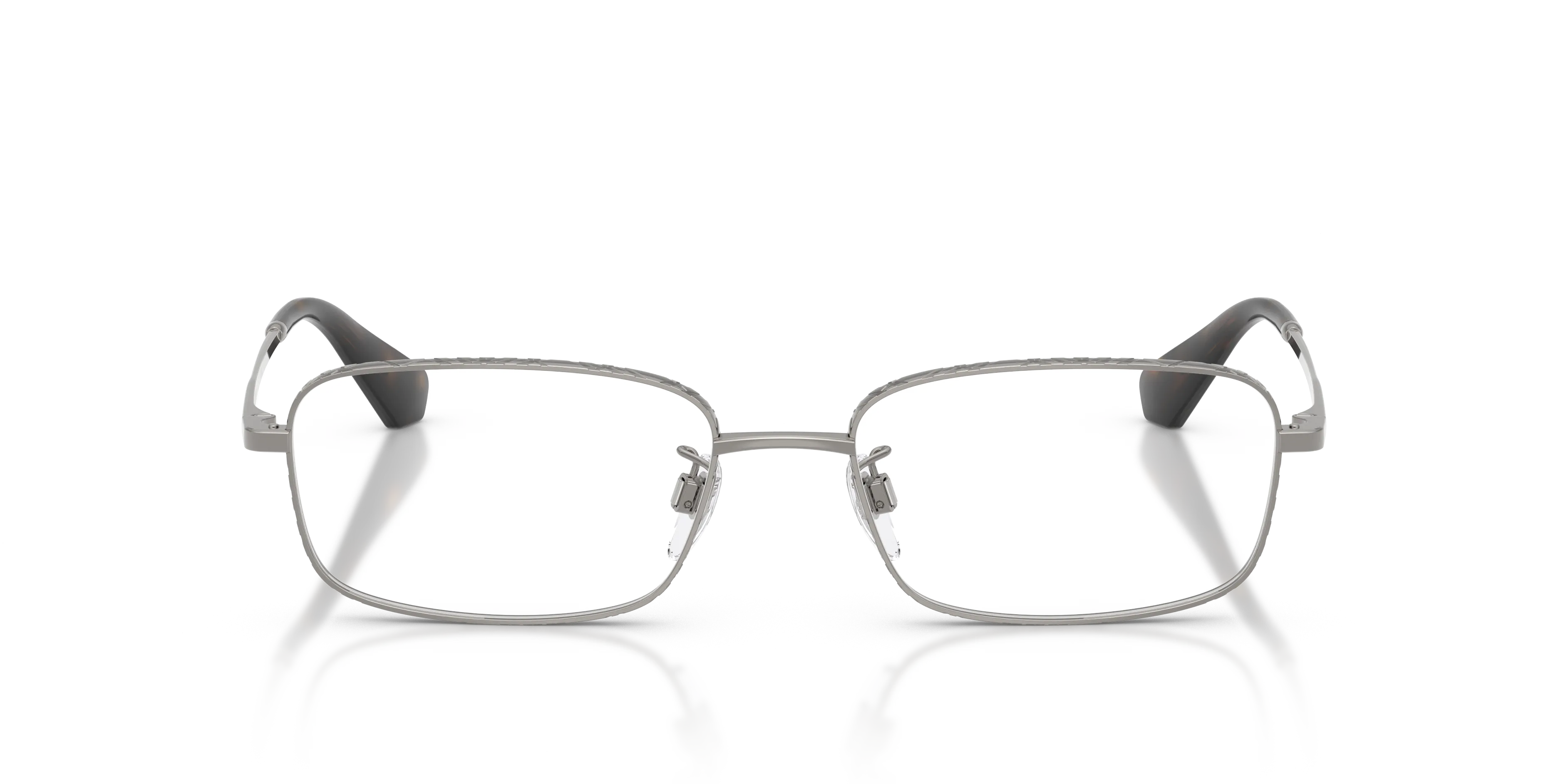 Burberry BE1402D 1003 Montature da vista Metallo Grigio Trasparente Squadrata Normale - immagine 3