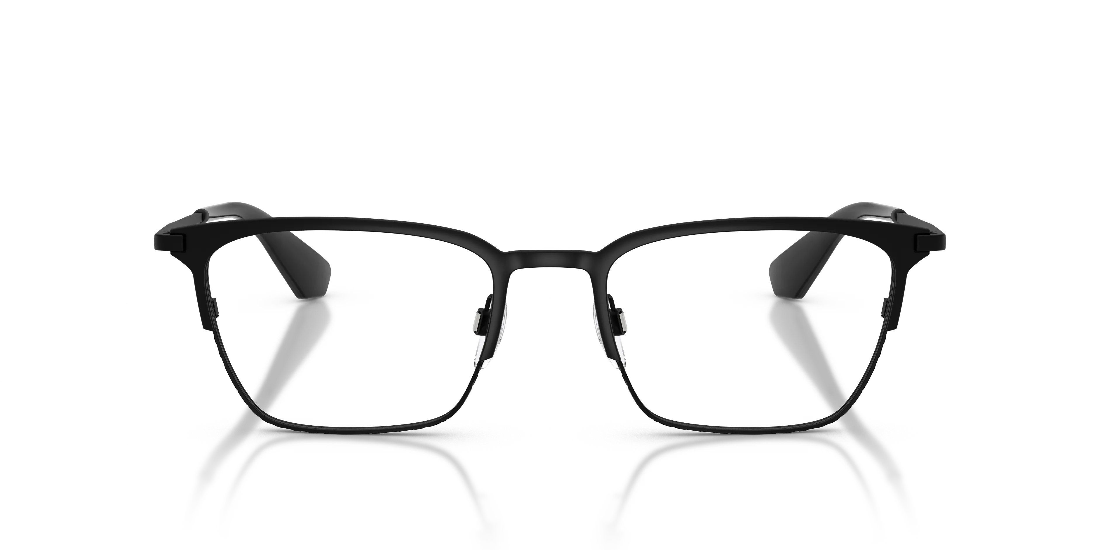 Burberry BE1401 1007 Montature da vista Metallo Nero Trasparente Squadrata Normale - immagine 3