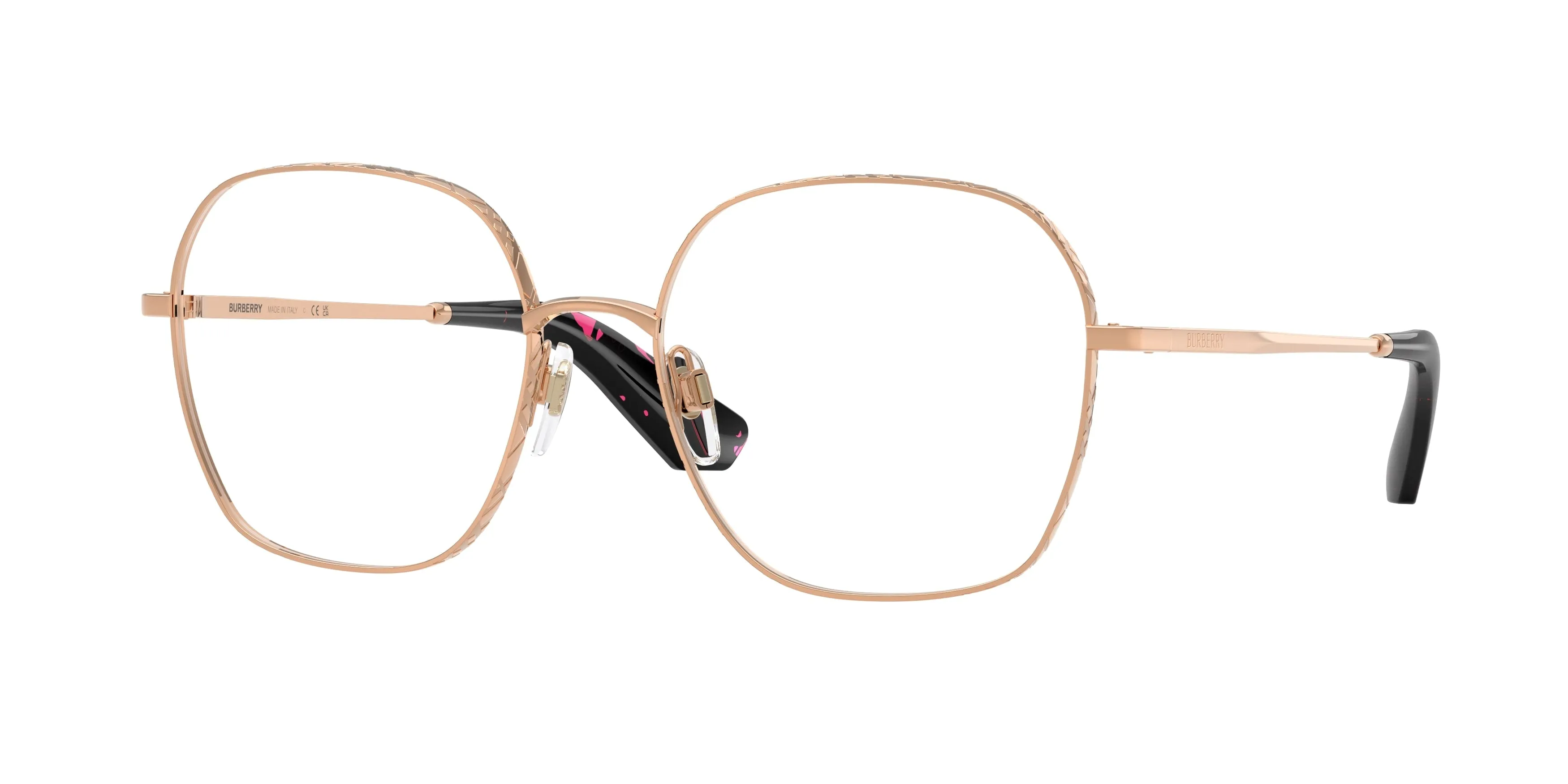 Burberry BE1399 1337 Montature da vista Metallo Oro Trasparente Squadrata Normale - immagine 1
