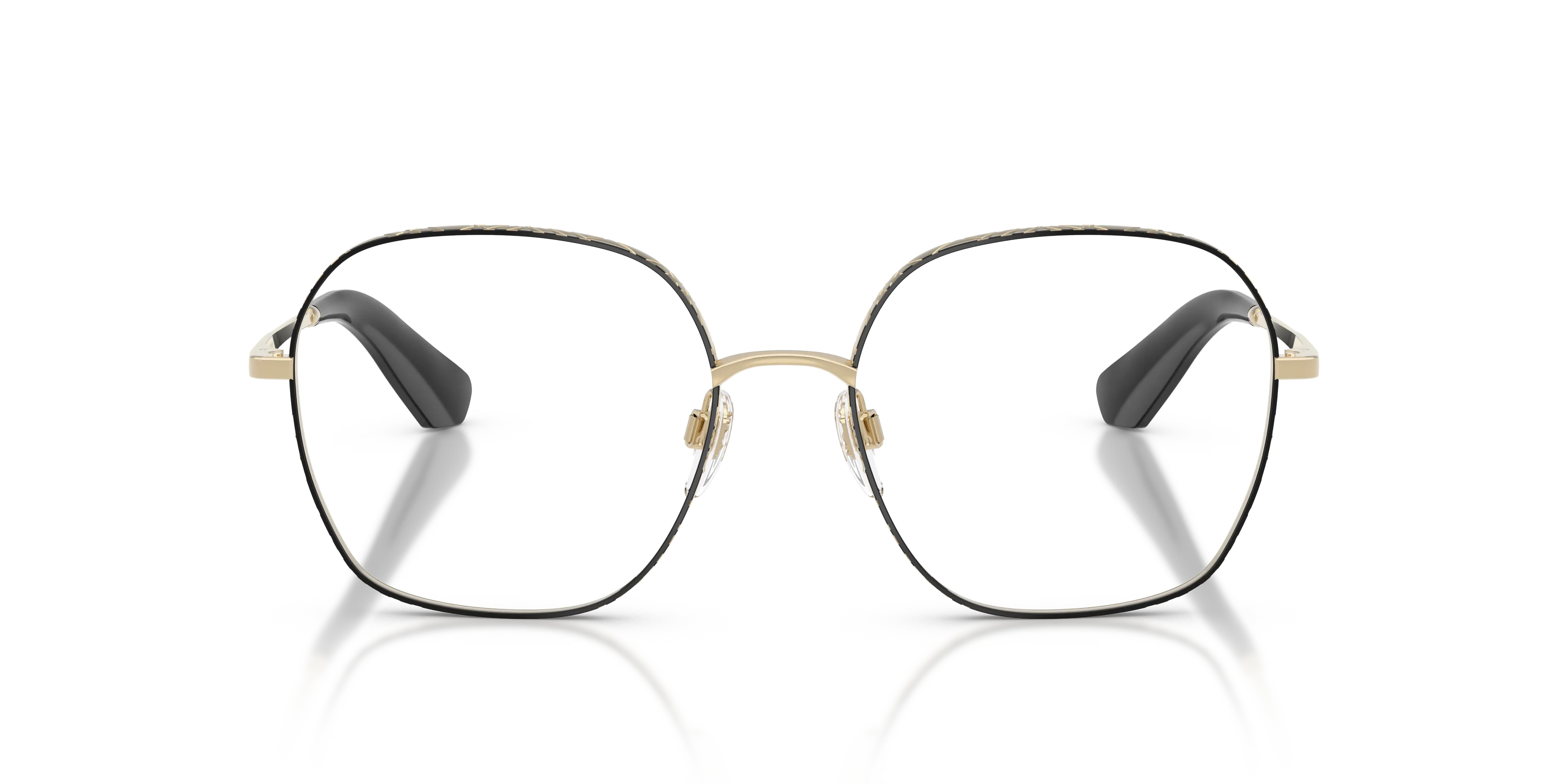 Burberry BE1399 1326 Montature da vista Metallo Nero Trasparente Squadrata Normale - immagine 3