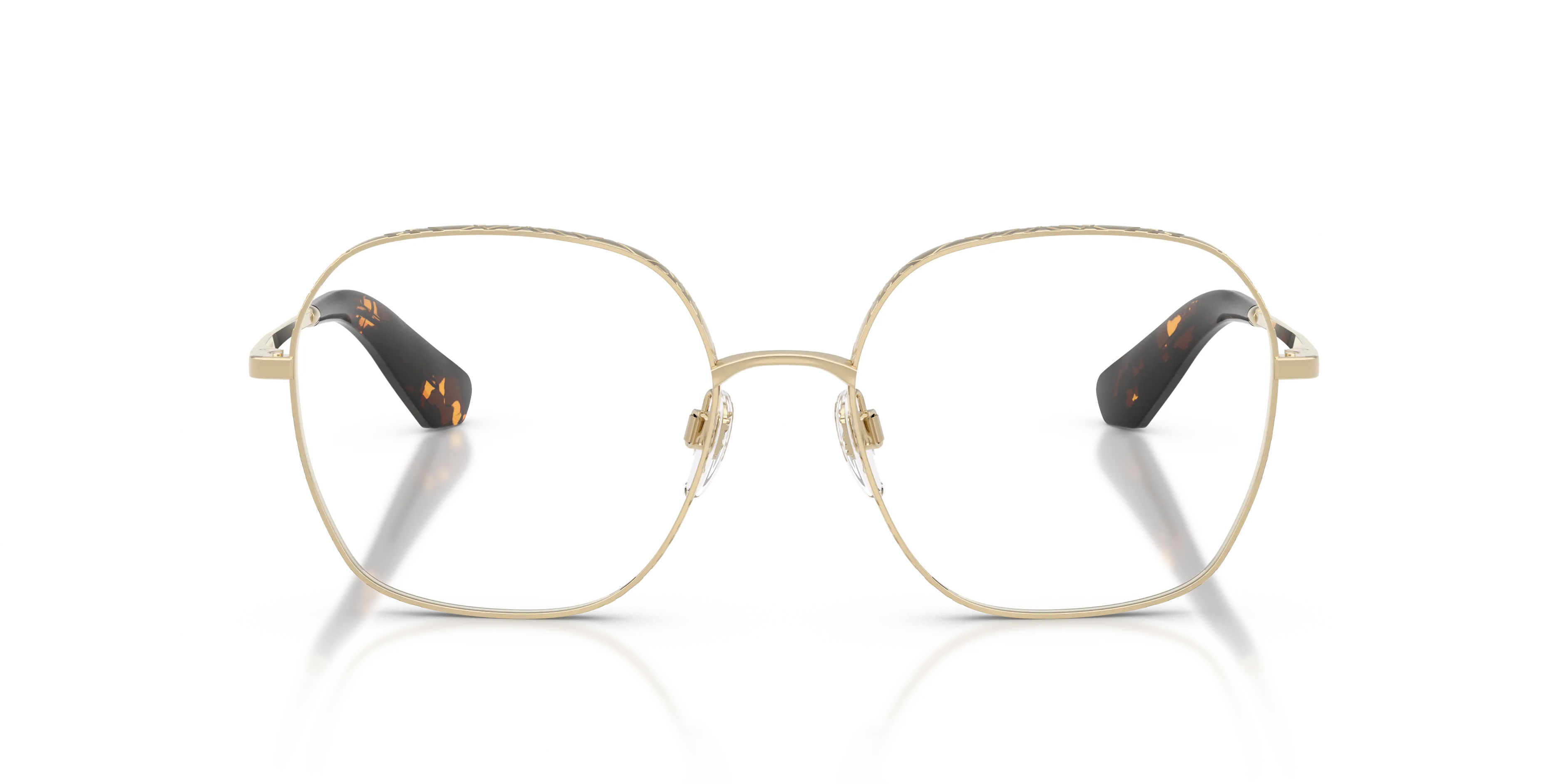Burberry BE1399 1109 Montature da vista Metallo Oro Trasparente Squadrata Normale - immagine 3