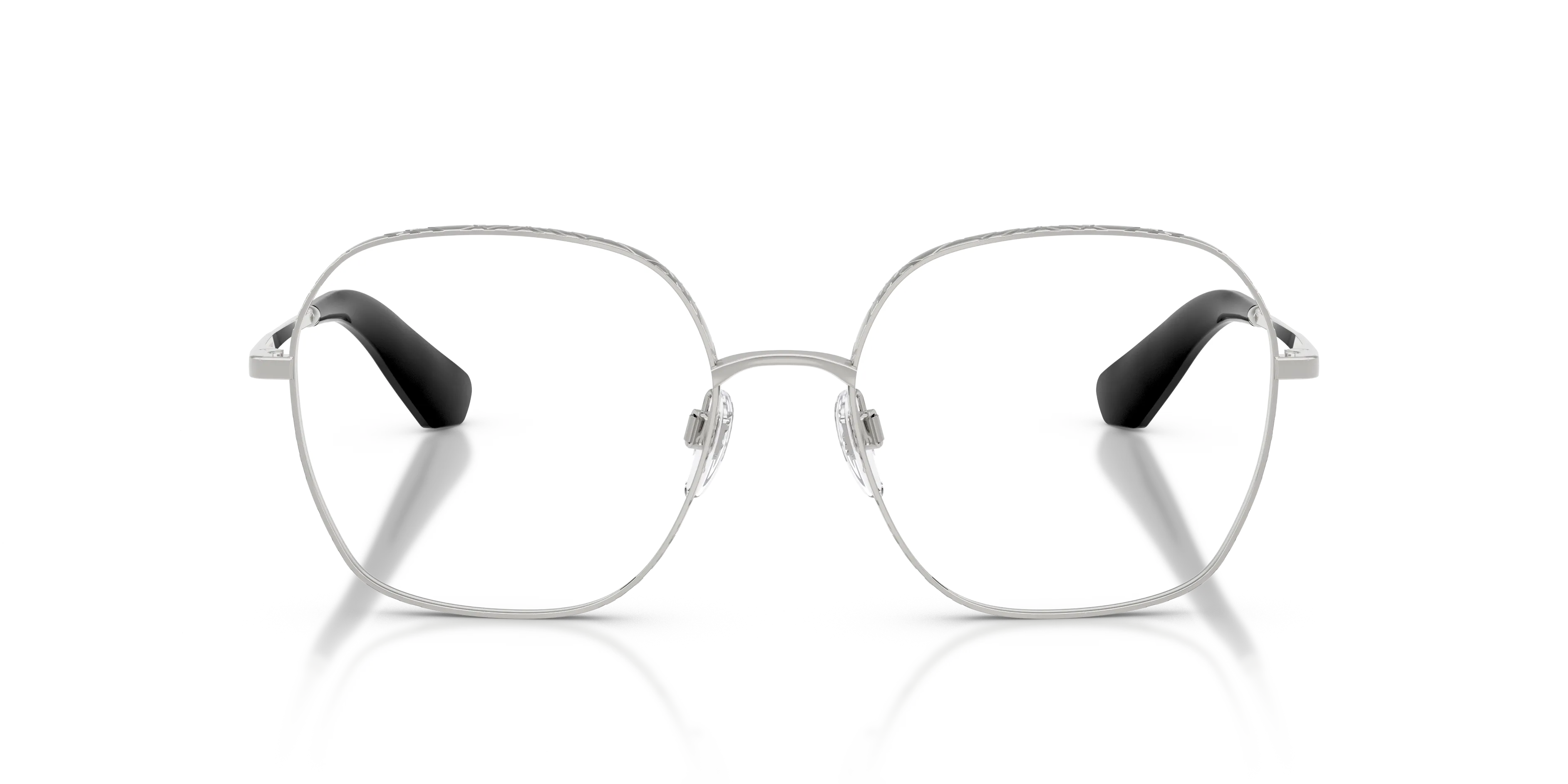 Burberry BE1399 1005 Montature da vista Metallo Argento Trasparente Squadrata Normale - immagine 3