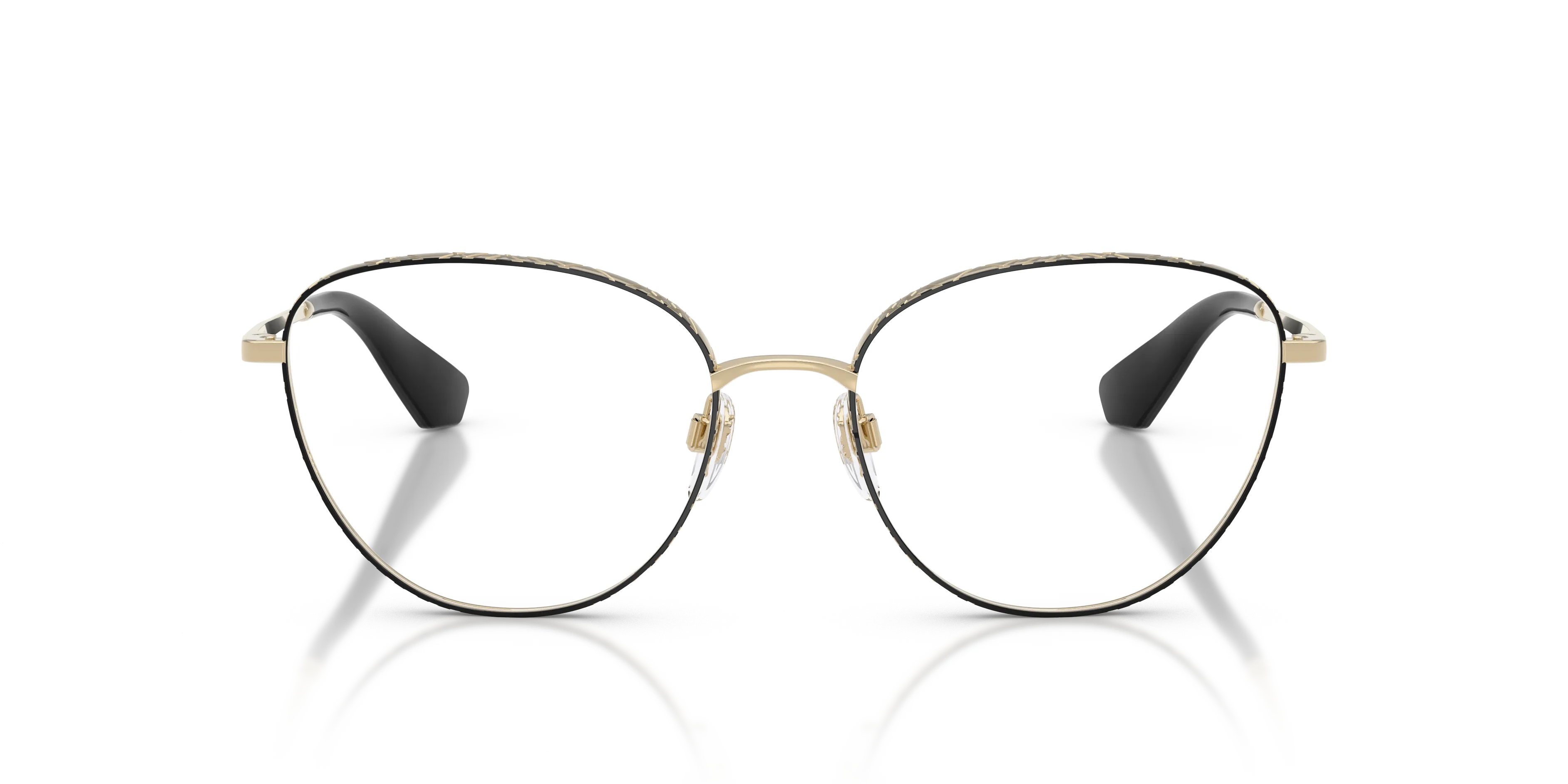 Burberry BE1398 1326 Montature da vista Metallo Nero Trasparente Cat Eye Normale - immagine 3