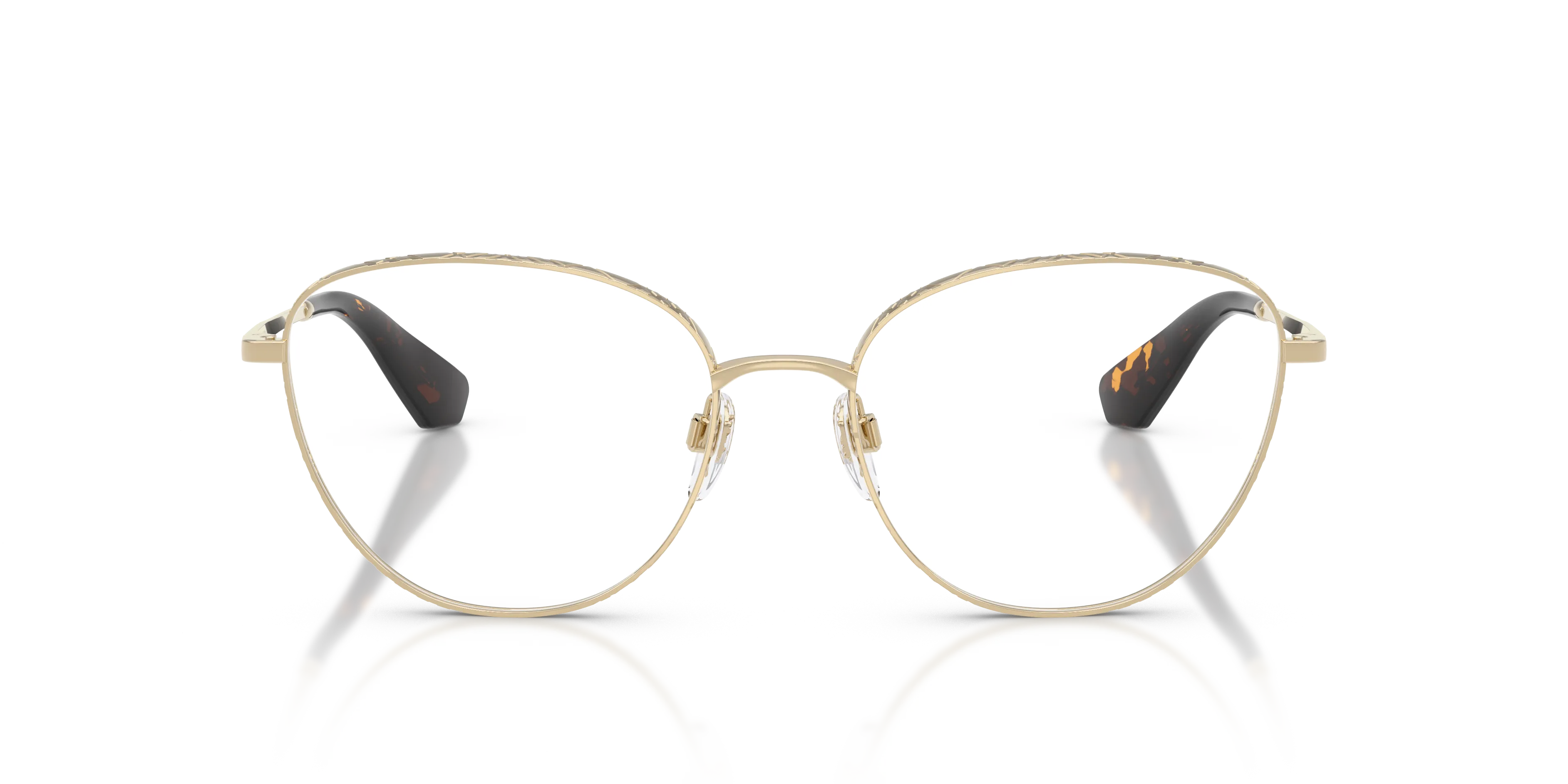 Burberry BE1398 1109 Montature da vista Metallo Oro Trasparente Cat Eye Normale - immagine 3