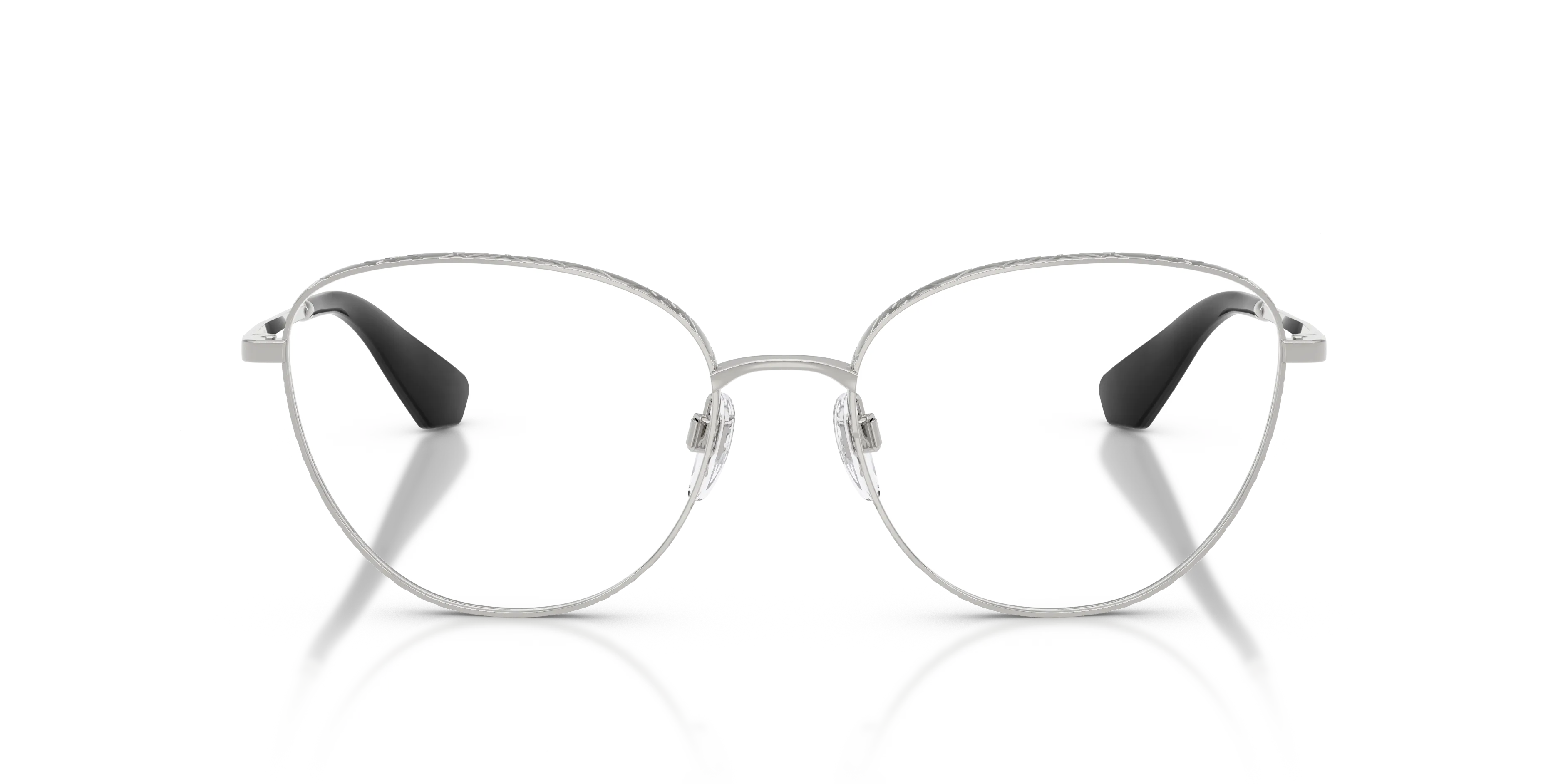 Burberry BE1398 1005 Montature da vista Metallo Argento Trasparente Cat Eye Normale - immagine 3