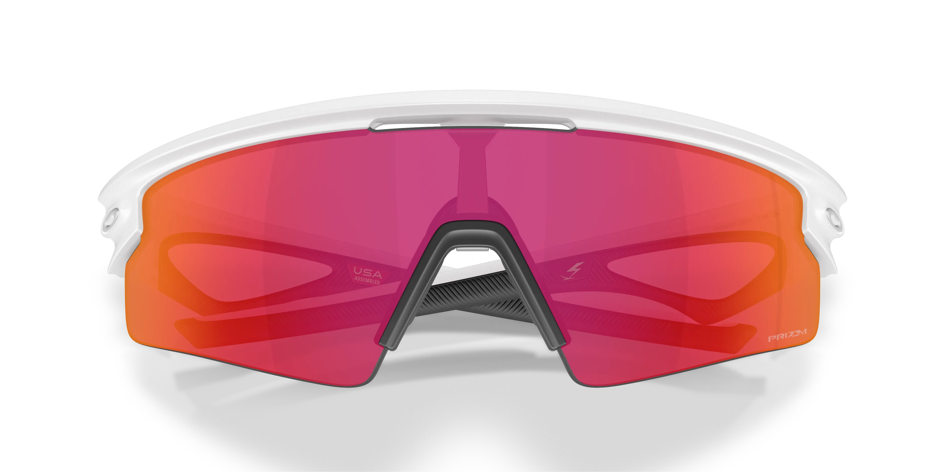 Oakley OO9531 SPHAERA STRIKE 953108 Occhiali da sole O_Matter Bianco Viola Squadrata Normale - immagine 2