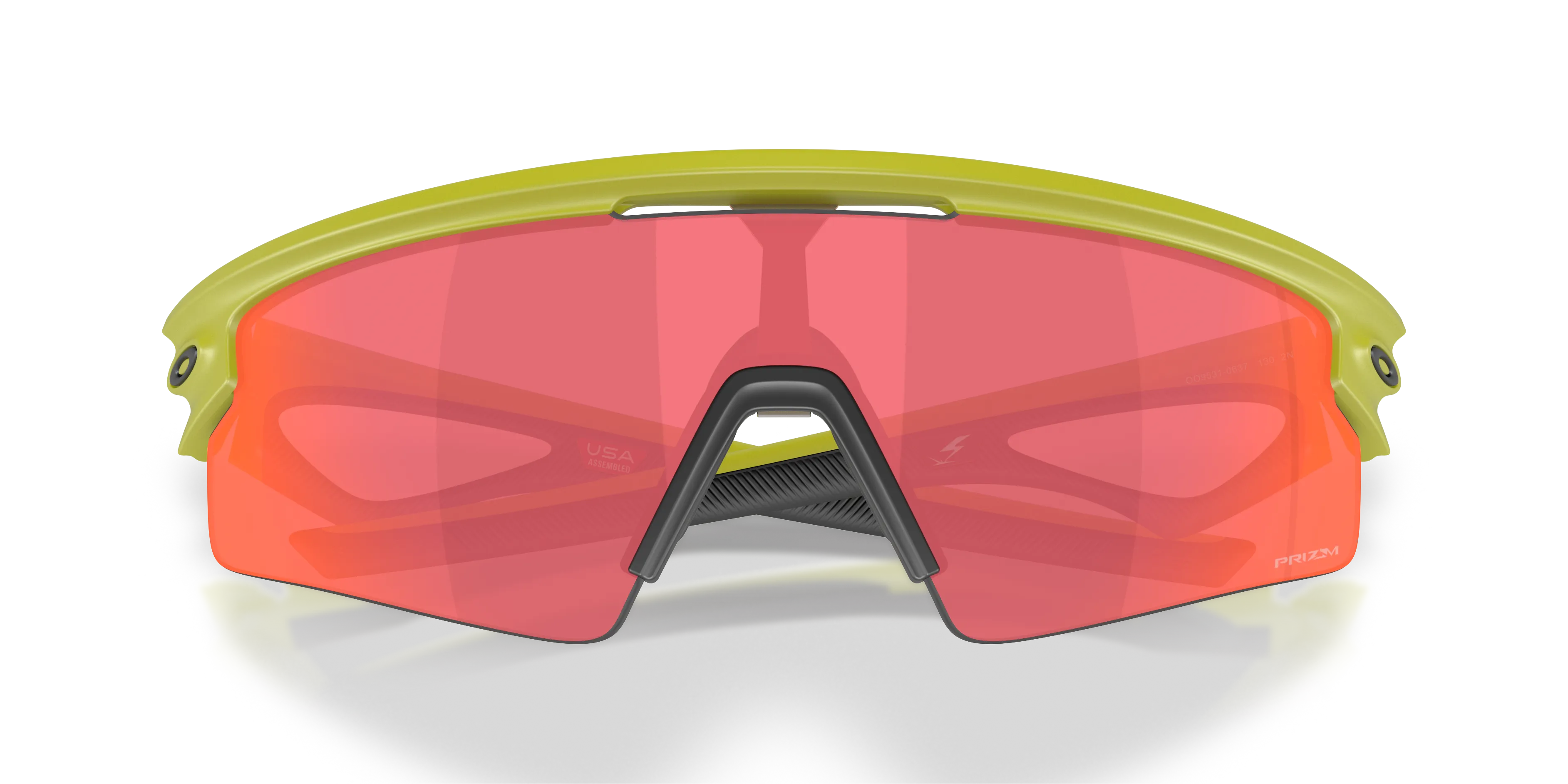 Oakley OO9531 SPHAERA STRIKE 953106 Occhiali da sole O_Matter Verde Rosso Squadrata Normale - immagine 2