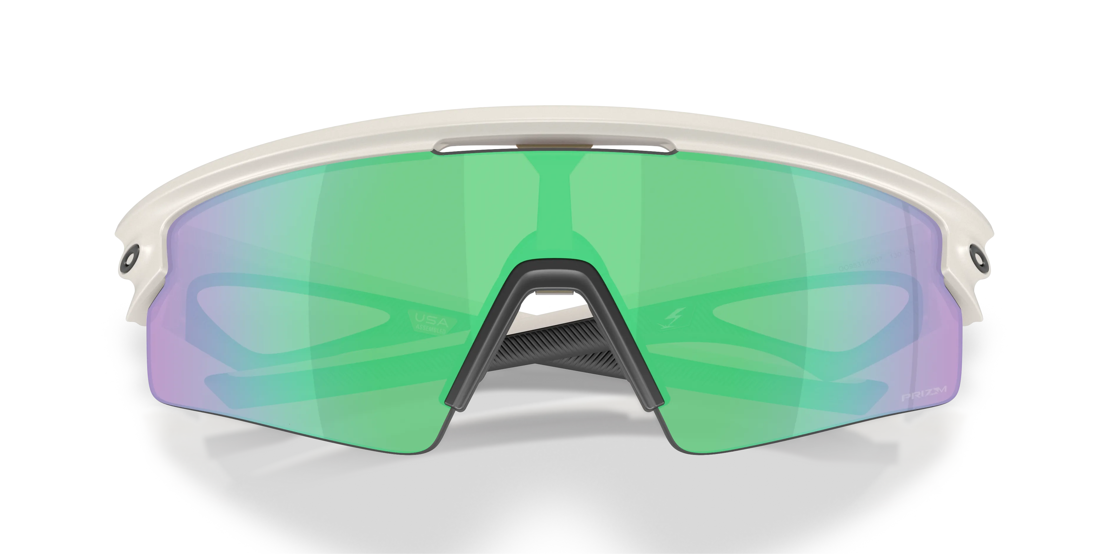 Oakley OO9531 SPHAERA STRIKE 953105 Occhiali da sole O_Matter Bianco Verde Squadrata Normale - immagine 2