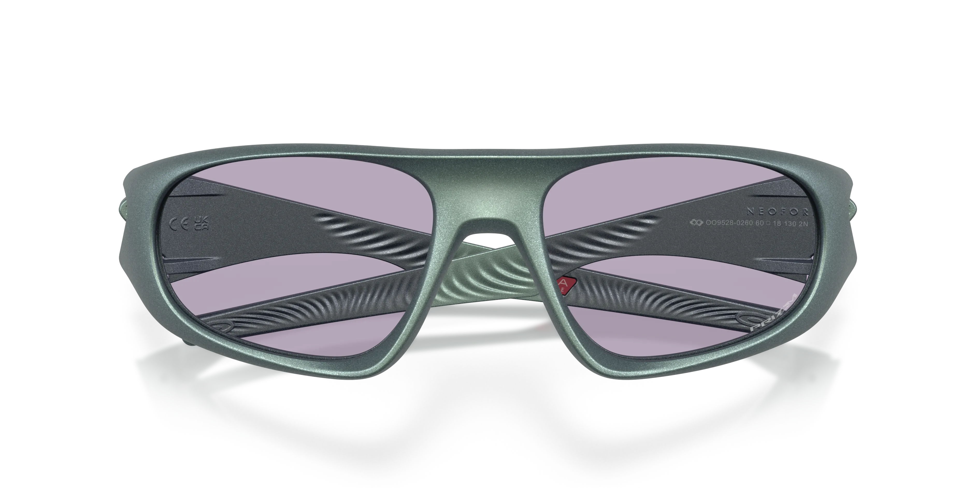 Oakley OO9528 NEOFORMA 952802 Occhiali da sole O_Matter Blu Grigio Rotonda Normale Prizm - immagine 2