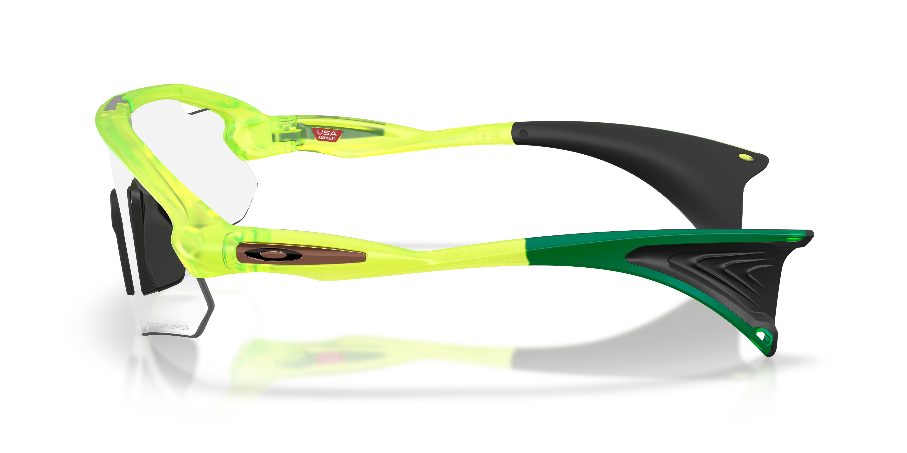 Oakley OO9525 STUNT DEVIL A 952504 Occhiali da sole O_Matter Verde Grigio Squadrata Fotocromatiche - immagine 4