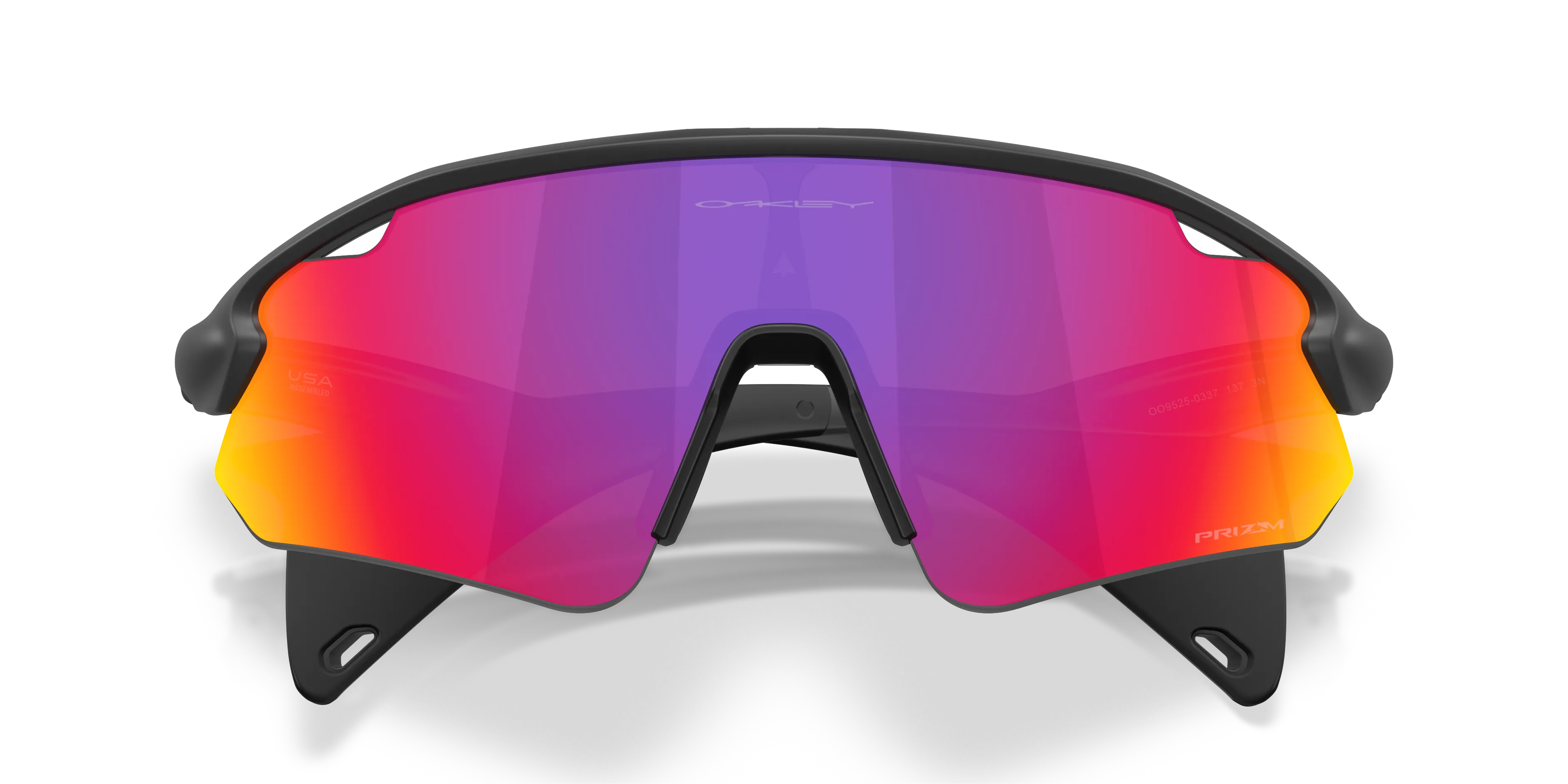 Oakley OO9525 STUNT DEVIL A 952503 Occhiali da sole O_Matter Nero Viola Squadrata Normale - immagine 2