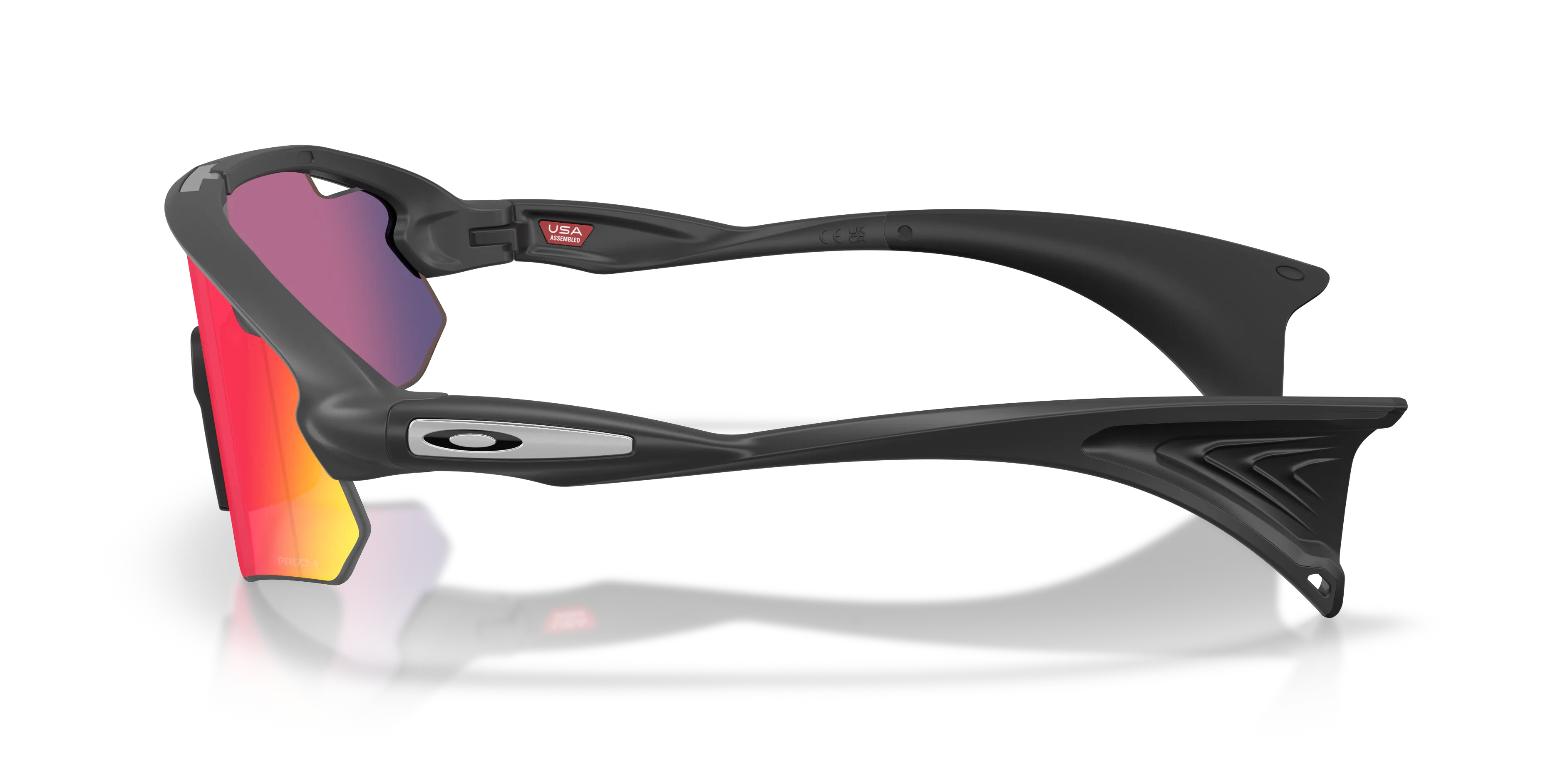Oakley OO9525 STUNT DEVIL A 952503 Occhiali da sole O_Matter Nero Viola Squadrata Normale - immagine 4