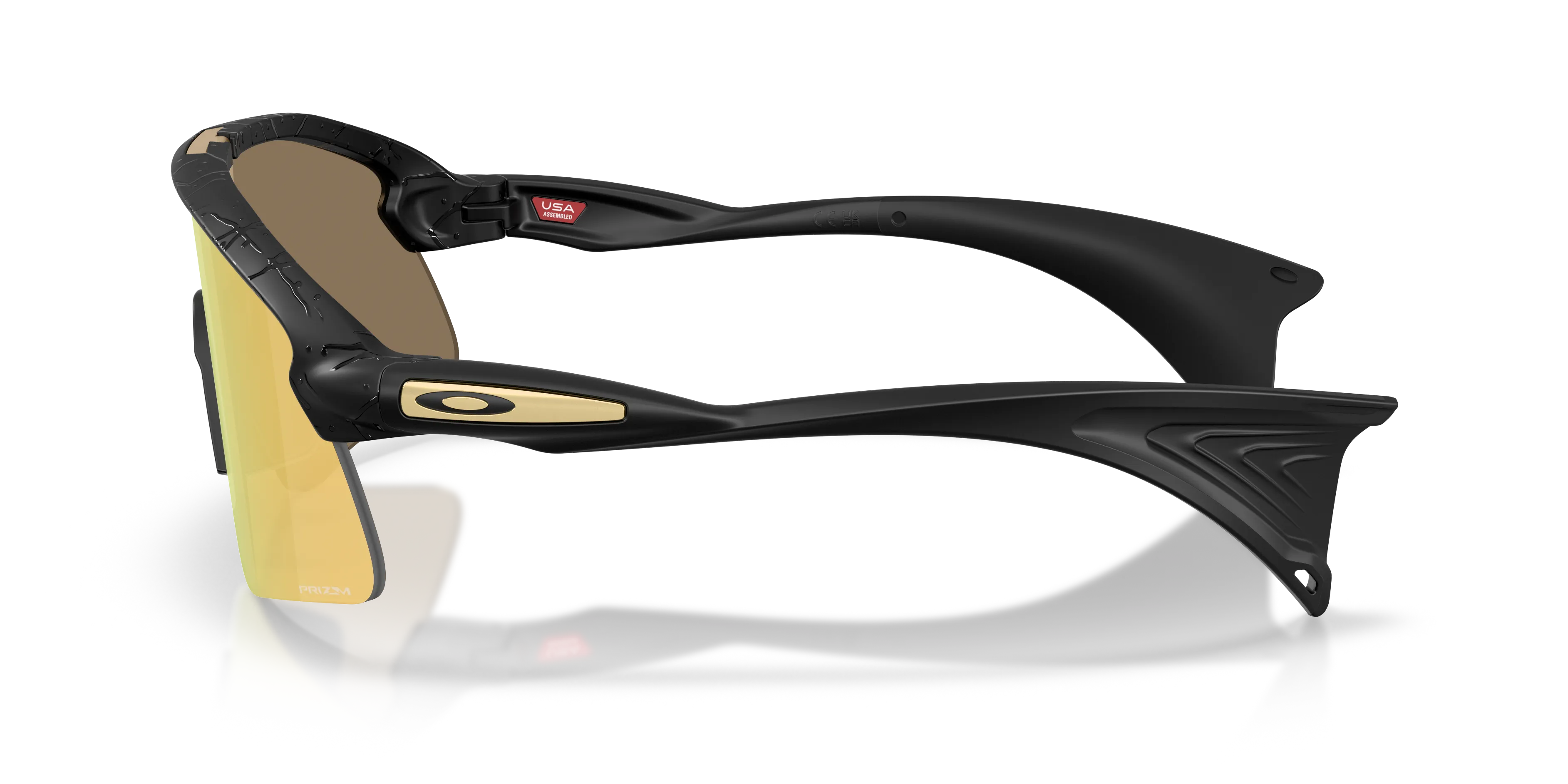 Oakley OO9518 STUNT DEVIL S 951813 Occhiali da sole O_Matter Nero Marrone Squadrata Normale Prizm - immagine 4