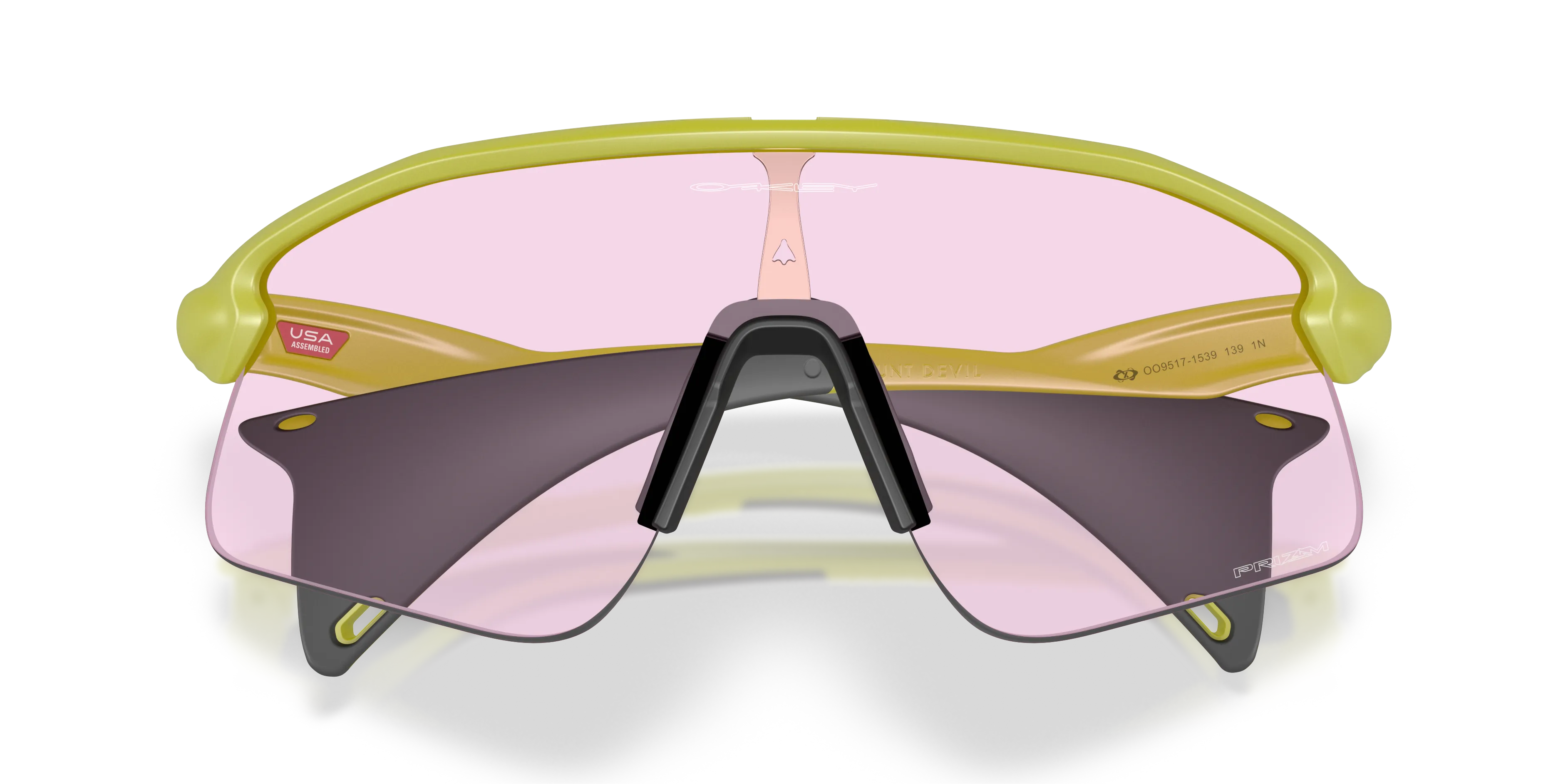 Oakley OO9517 STUNT DEVIL 951715 Occhiali da sole O_Matter Verde Rosa Squadrata Normale - immagine 2