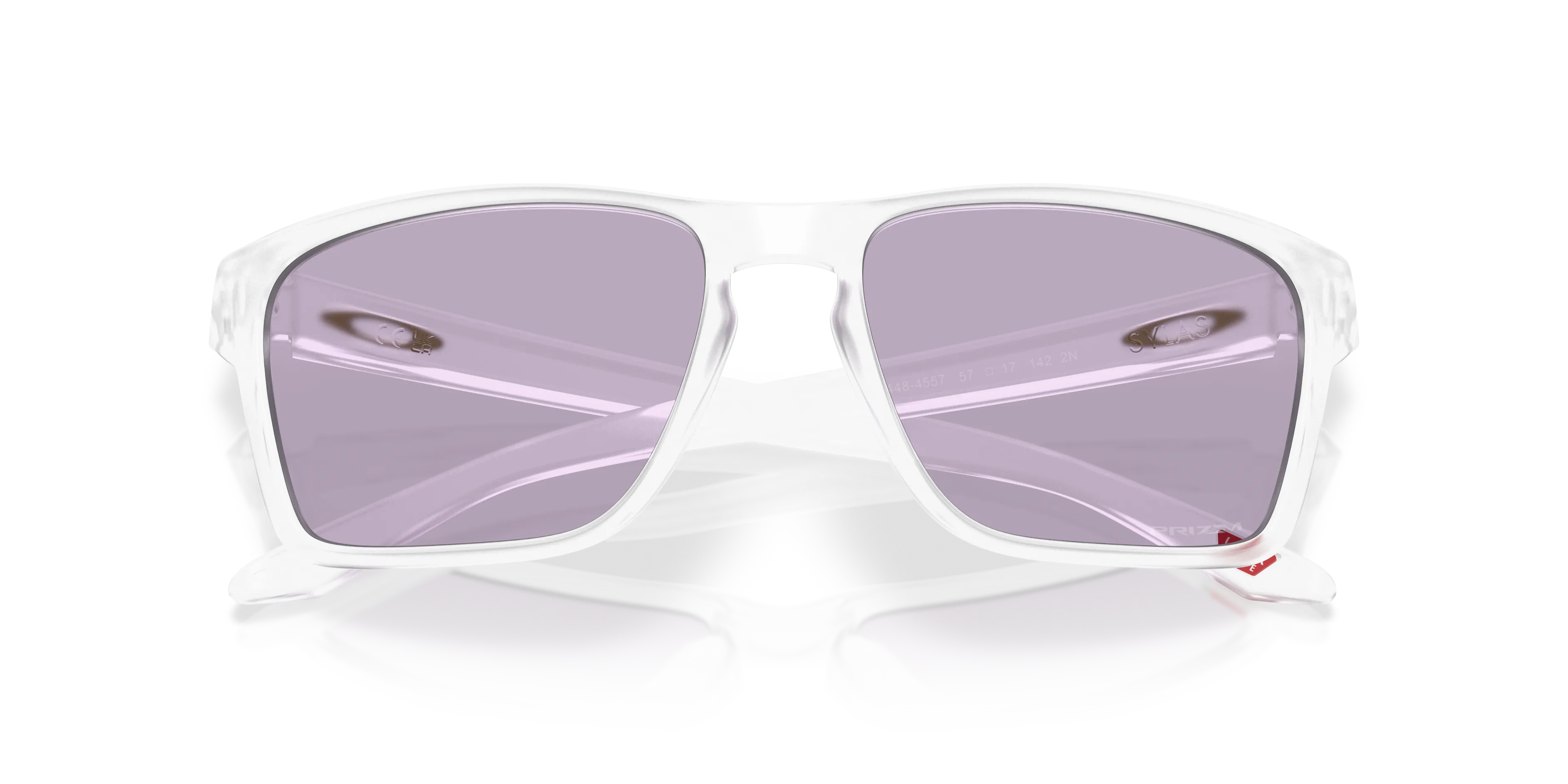 Oakley OO9448 SYLAS 944845 Occhiali da sole O_Matter Trasparente Viola Squadrata Normale Prizm - immagine 2