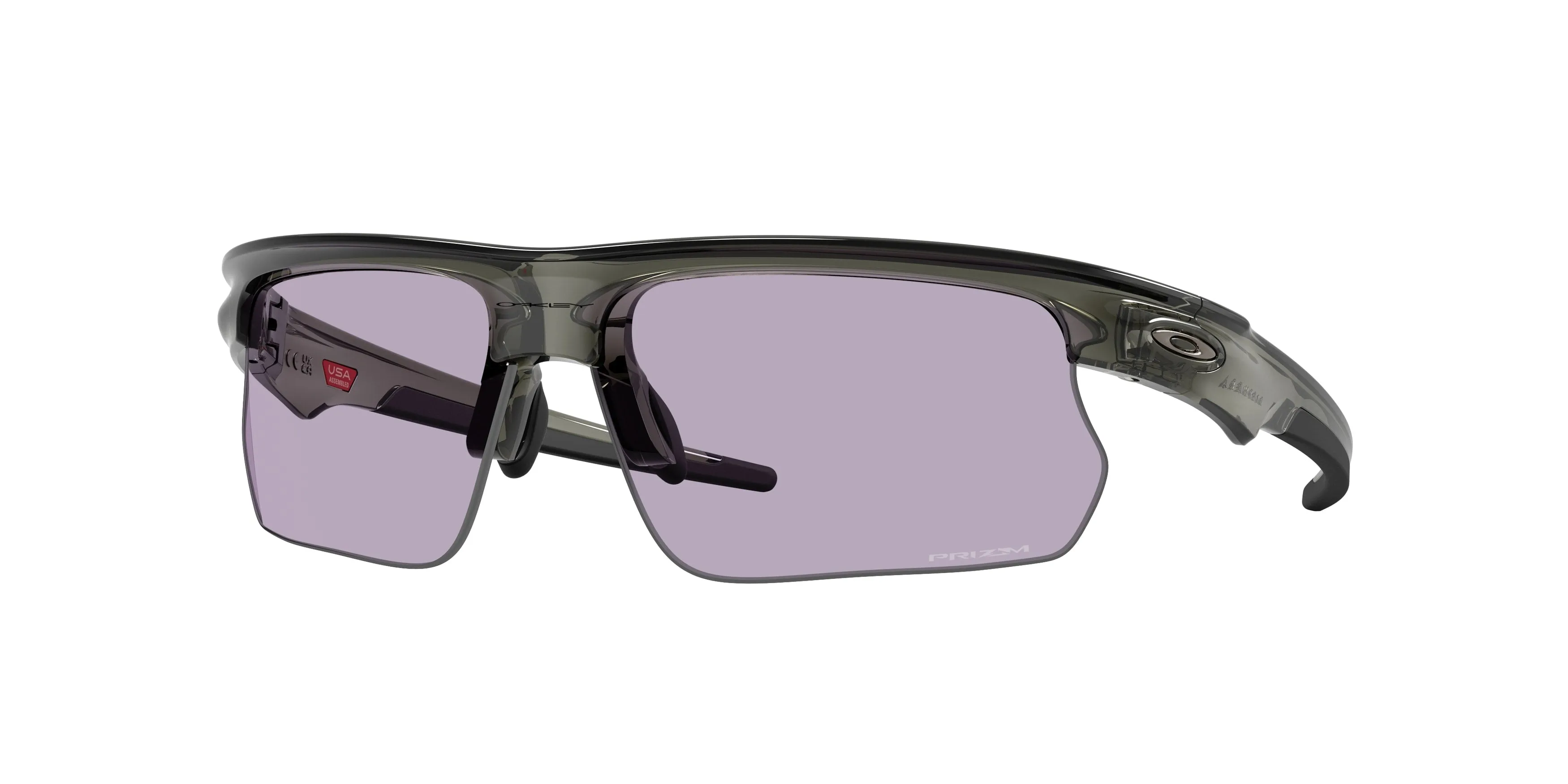 Oakley OO9400 BISPHAERA 940027 Occhiali da sole O_Matter Grigio Viola Squadrata Normale Prizm - immagine 1