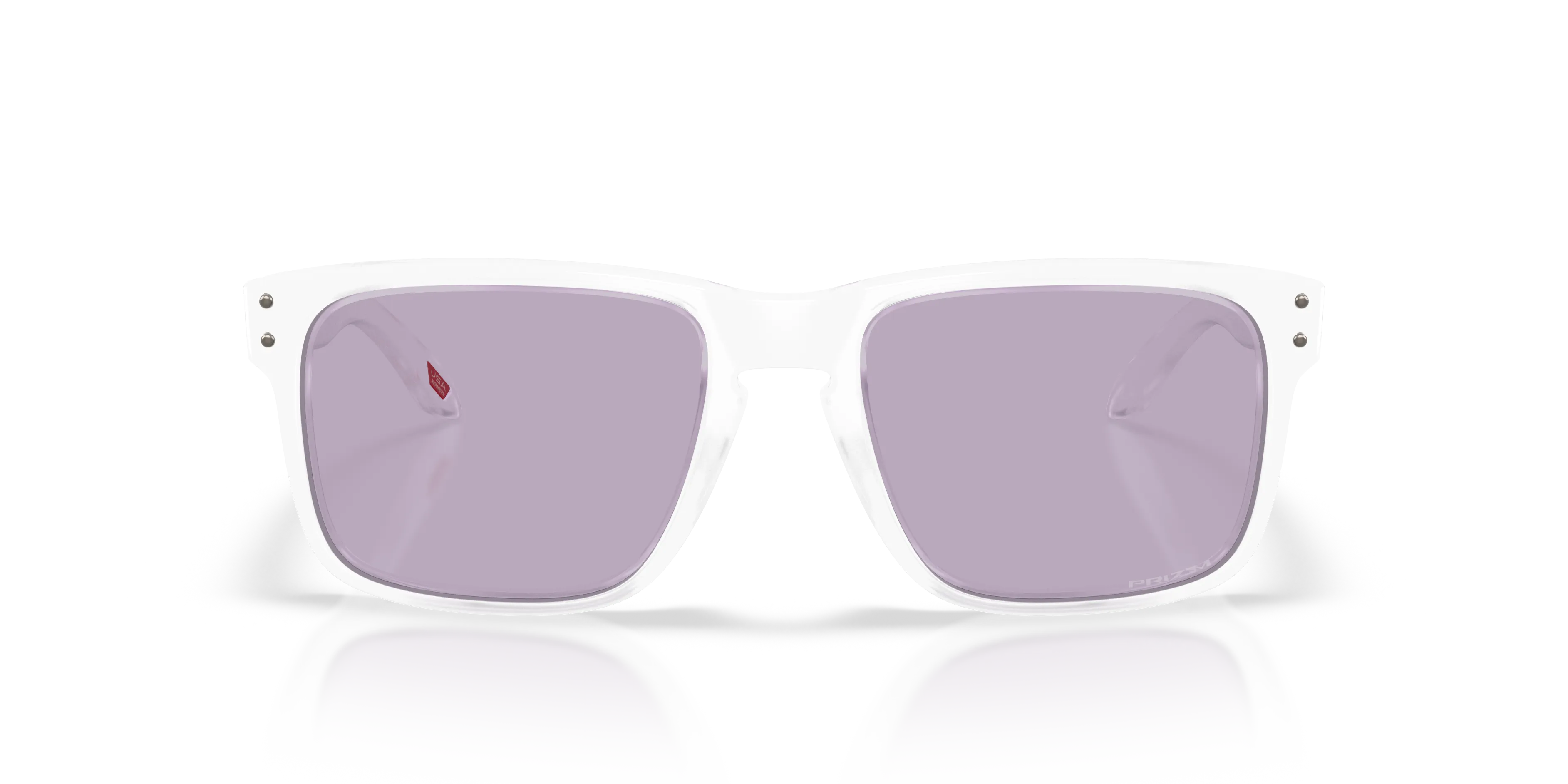 Oakley OO9102 HOLBROOK 9102AO Occhiali da sole O_Matter Trasparente Viola Squadrata Normale Prizm - immagine 3