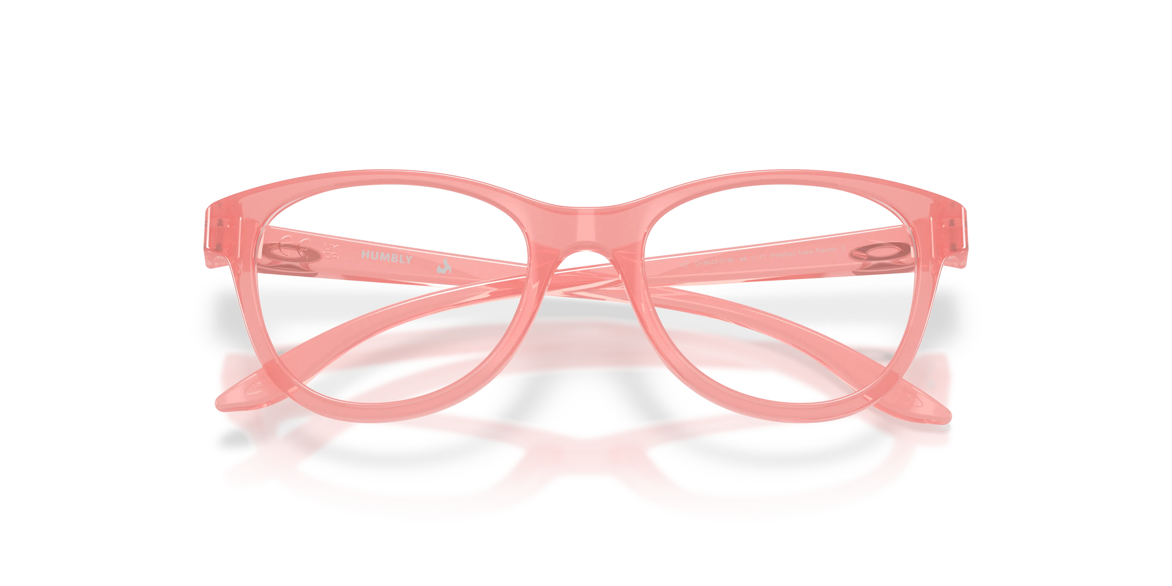 Oakley OY8022 HUMBLY 802207 Montature da vista bambino O_Matter Rosa Trasparente Rotonda Normale - immagine 2