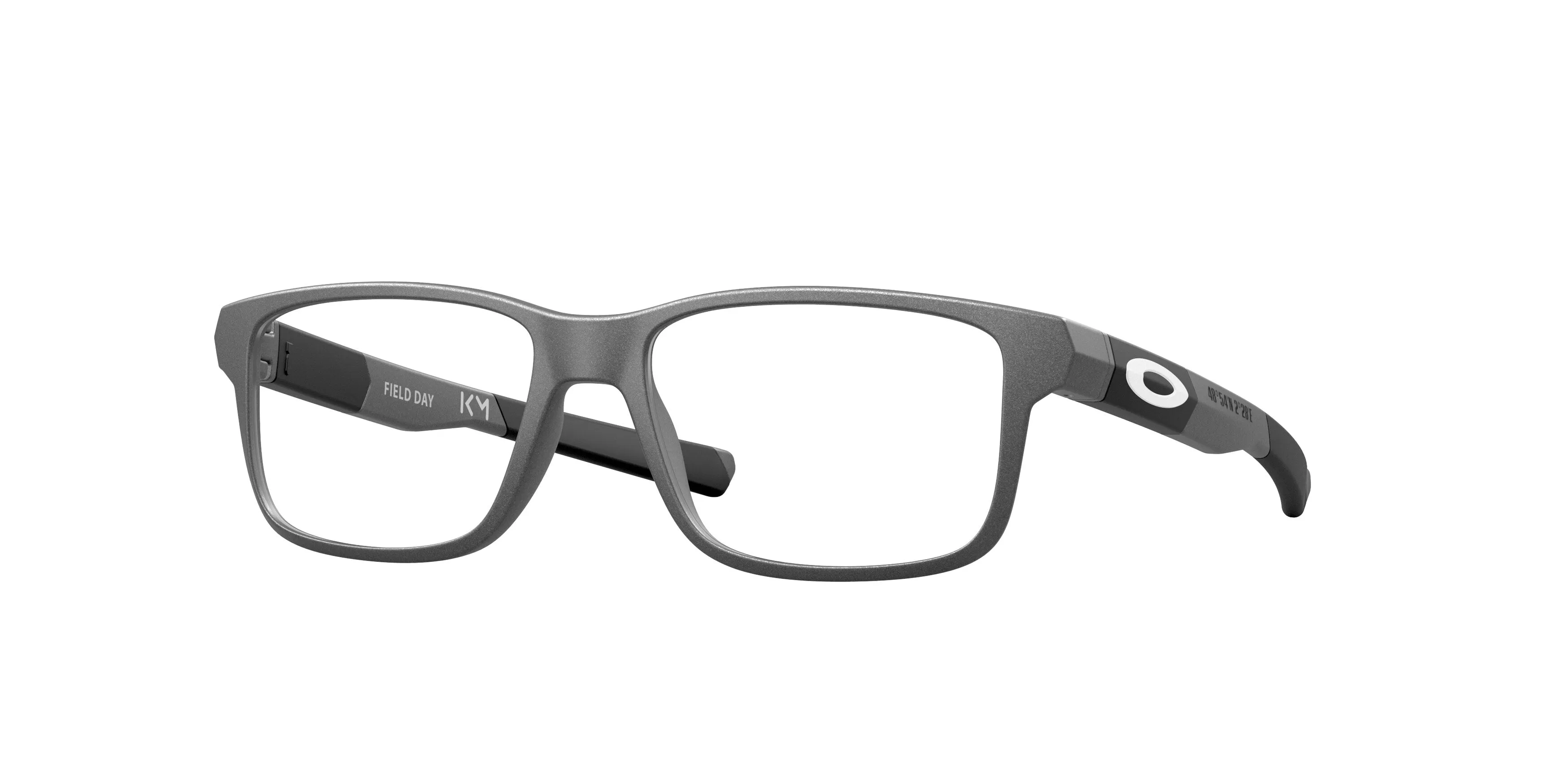 Oakley OY8007 FIELD DAY 800714 Montature da vista bambino O_Matter Grigio Trasparente Squadrata Normale - immagine 1