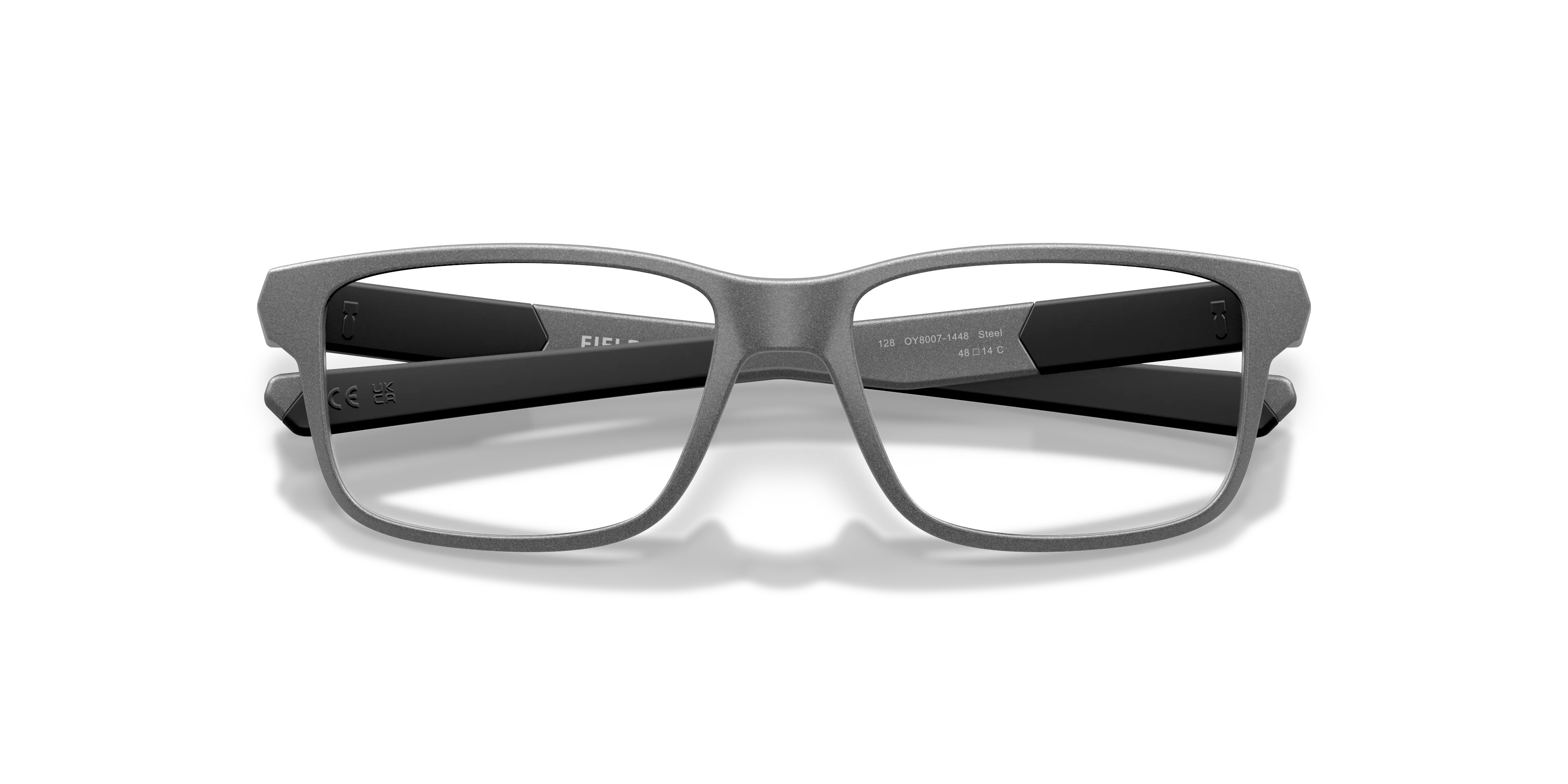 Oakley OY8007 FIELD DAY 800714 Montature da vista bambino O_Matter Grigio Trasparente Squadrata Normale - immagine 2