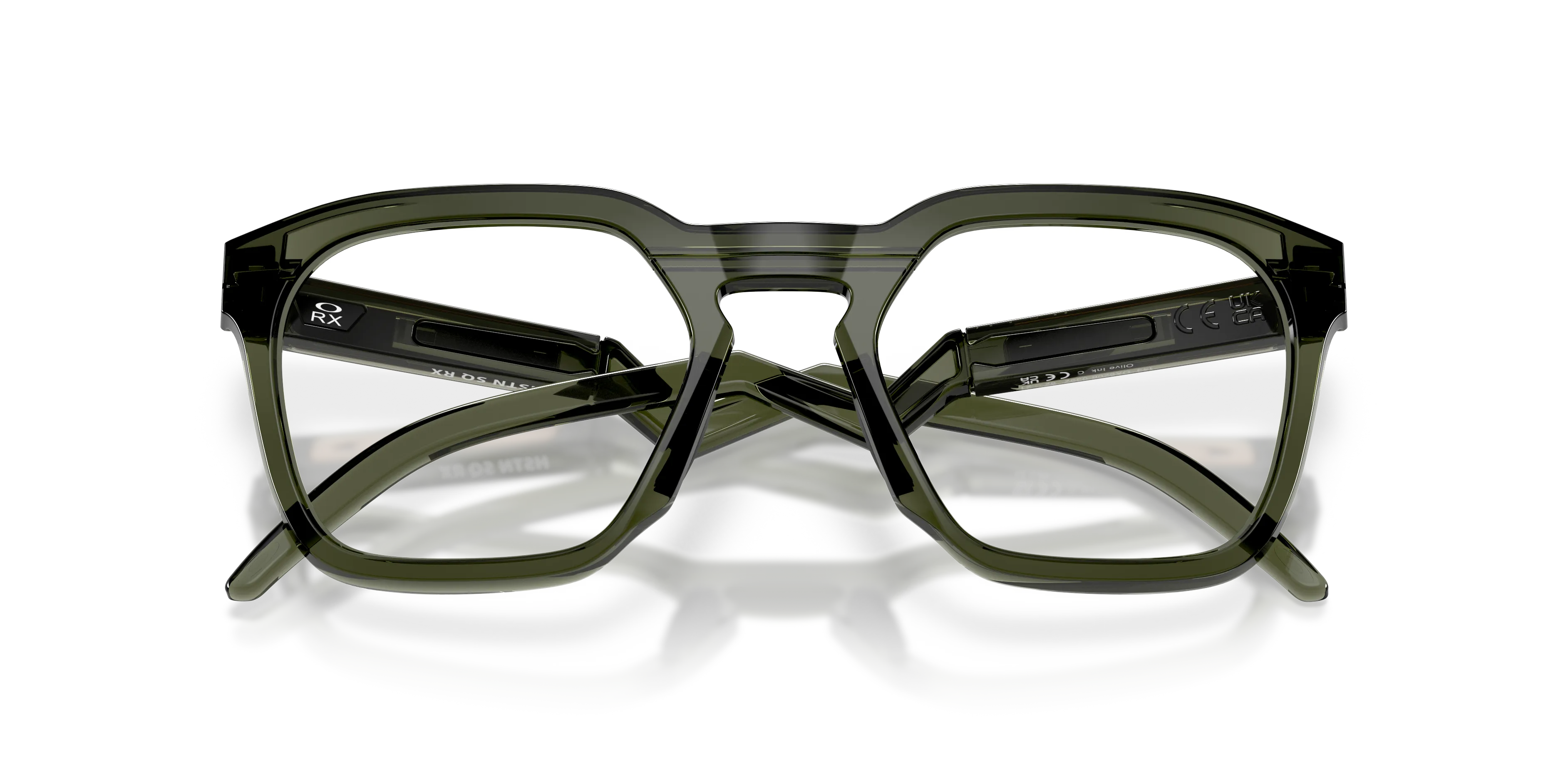 Oakley OX8208 HSTN SQ RX 820803 Montature da vista O_Matter Verde Trasparente Squadrata Normale - immagine 2