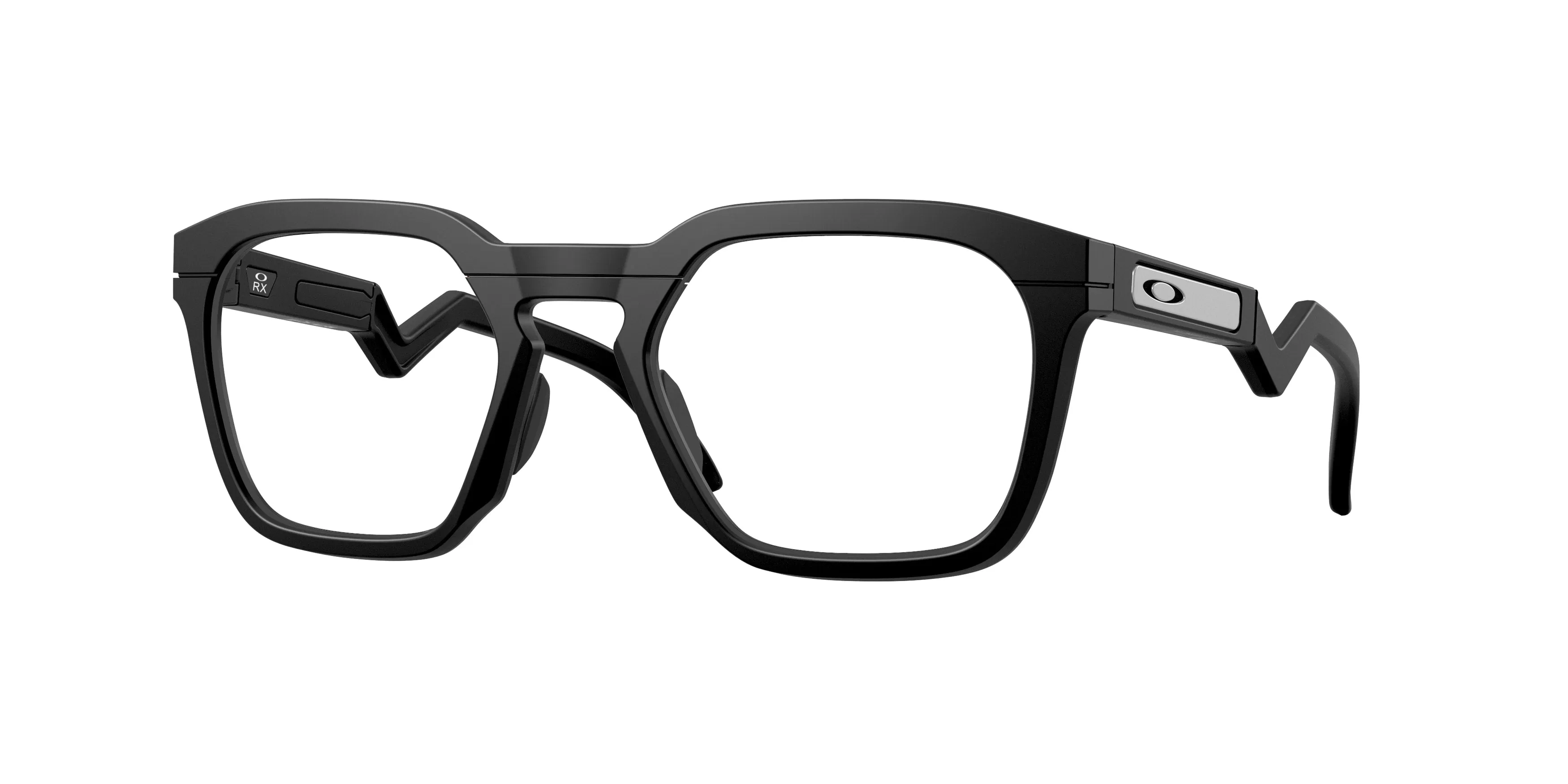 Oakley OX8208 HSTN SQ RX 820801 Montature da vista O_Matter Nero Trasparente Squadrata Normale - immagine 1