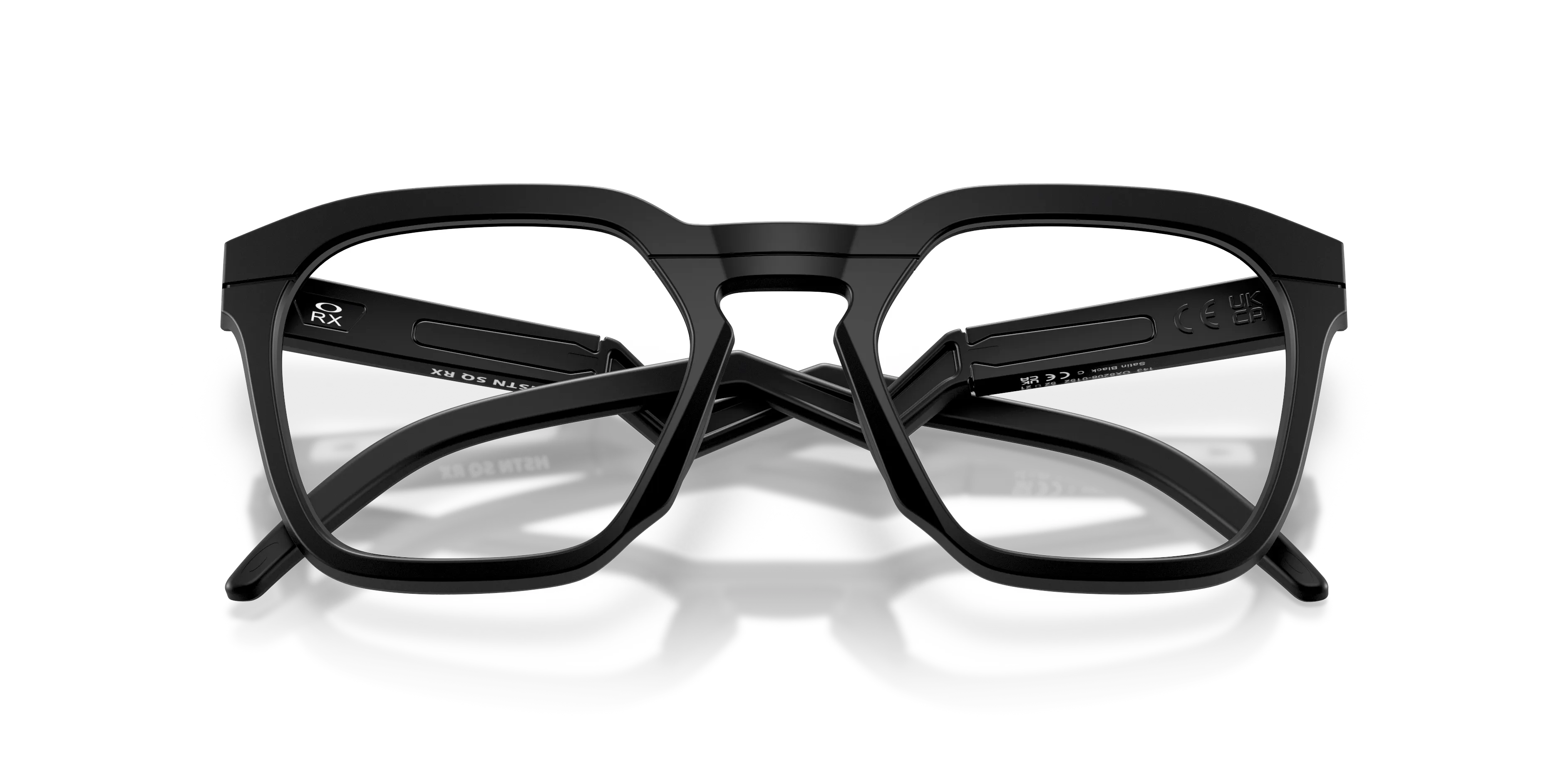 Oakley OX8208 HSTN SQ RX 820801 Montature da vista O_Matter Nero Trasparente Squadrata Normale - immagine 2