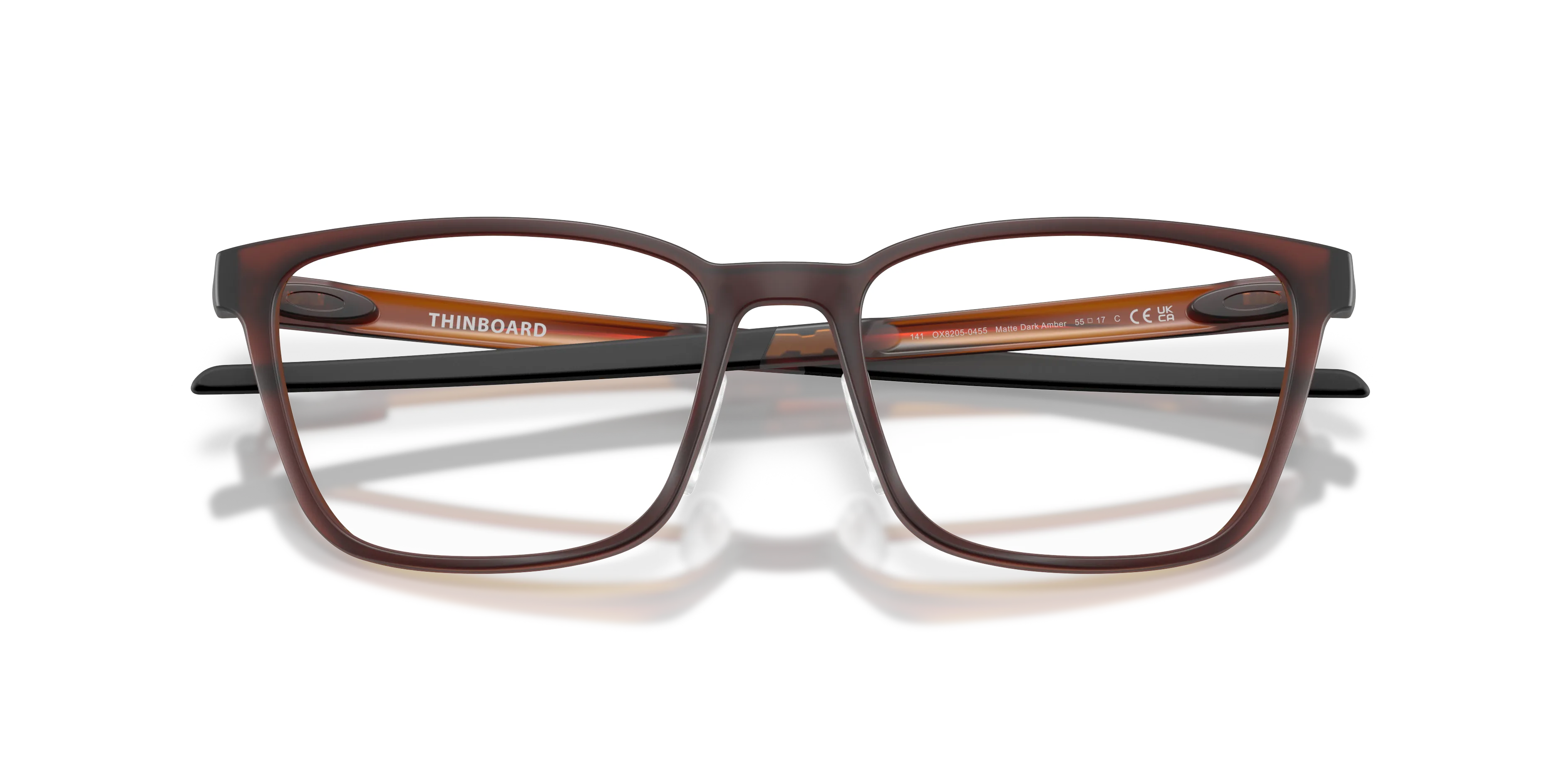 Oakley OX8205 THINBOARD 820504 Montature da vista O_Matter Marrone Trasparente Squadrata Normale - immagine 2