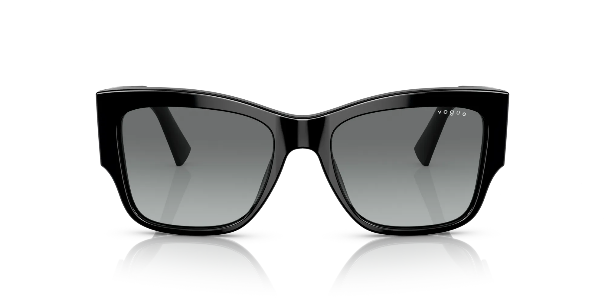 VOGUE EYEWEAR VO5462S W44/11 Occhiali da sole Acetato Nero Grigio Squadrata Normale Sfumato - immagine 3