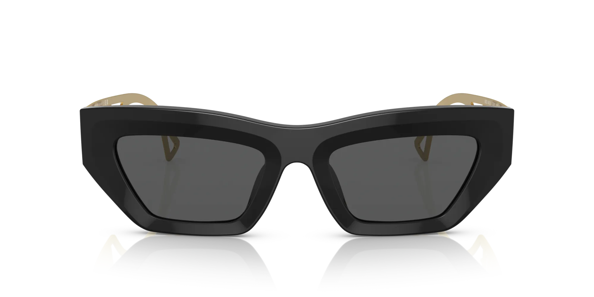 Versace VE4432U GB1/87 Occhiali da sole Acetato Nero Grigio Geometrica Normale - immagine 3
