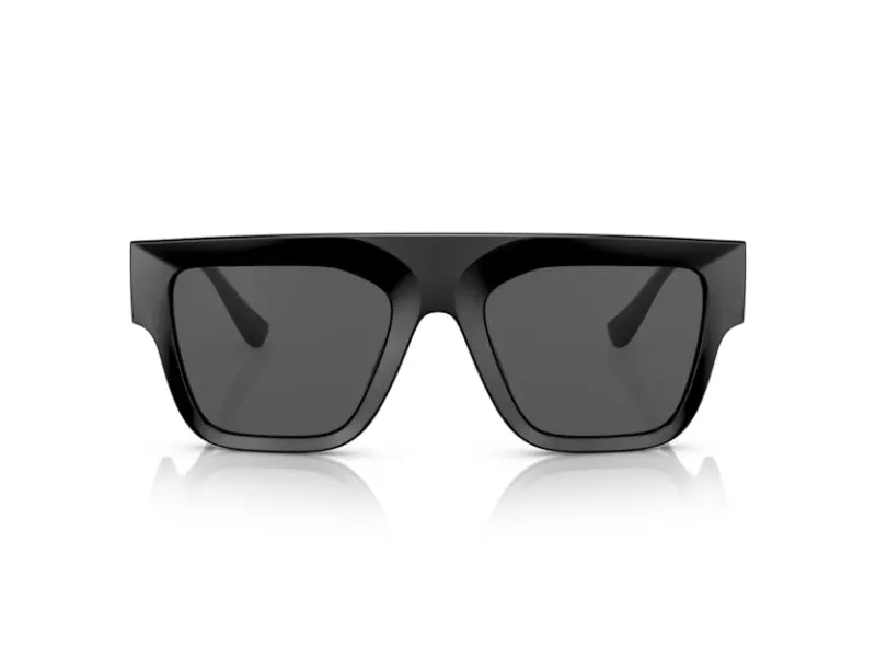Versace VE4430U GB1/87 Occhiali da sole Iniettato Nero Grigio Squadrata Normale - immagine 2