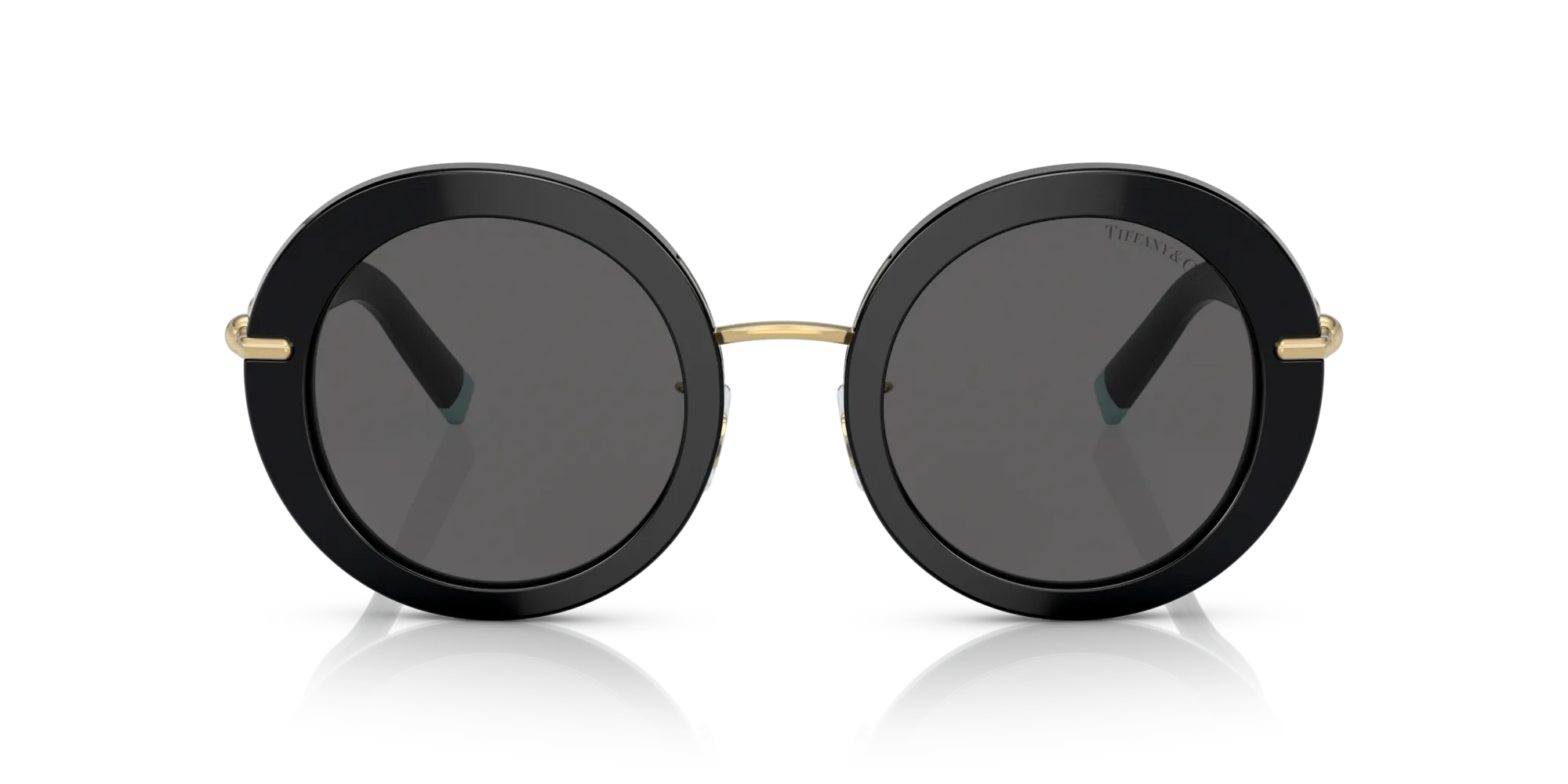 Tiffany TF4201 8001S4 Occhiali da sole Acetato Nero Grigio Rotonda Normale - immagine 3