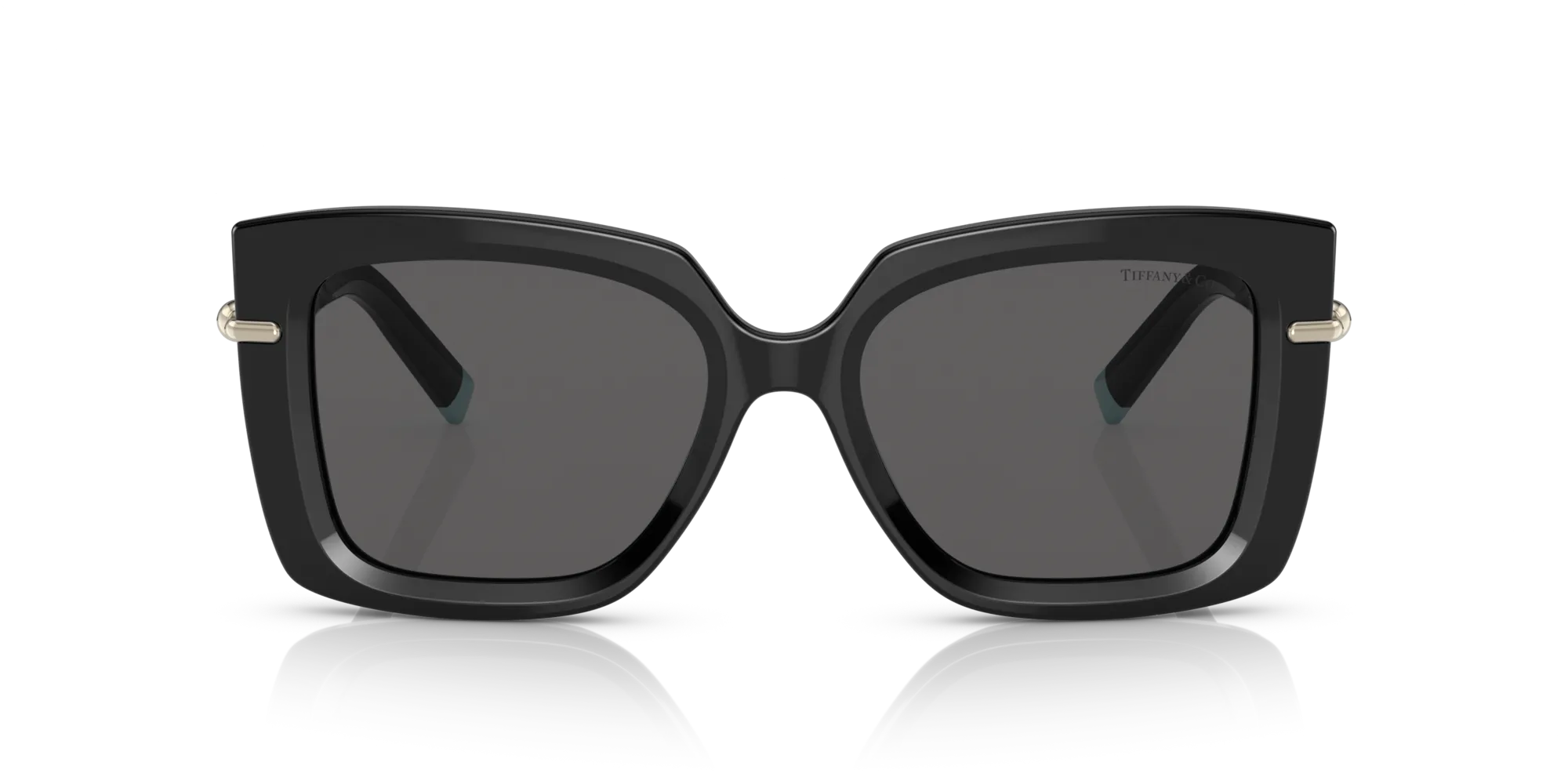 Tiffany TF4199 8001S4 Occhiali da sole Acetato Nero Grigio Farfalla Normale - immagine 3