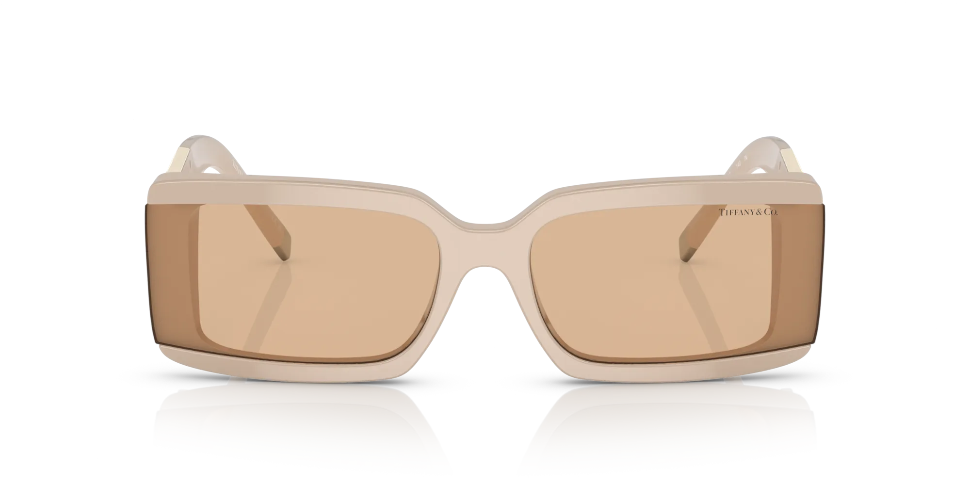 Tiffany TF4197 835973 Occhiali da sole Acetato Beige Marrone Squadrata Normale - immagine 3